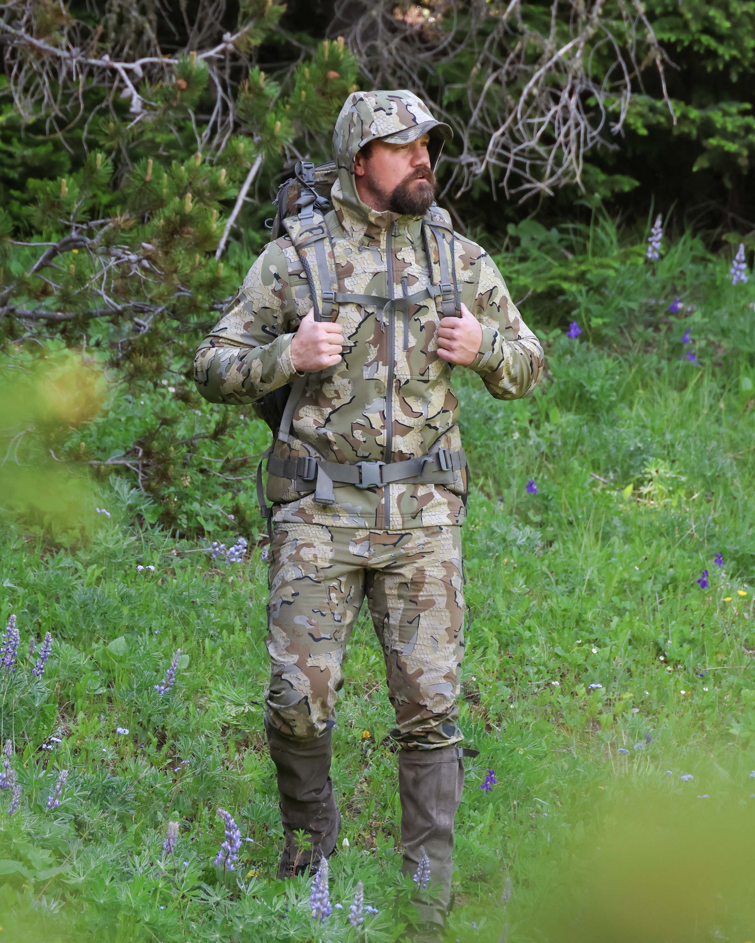 Alternative view of Alpine Hooded Jacket | Ash