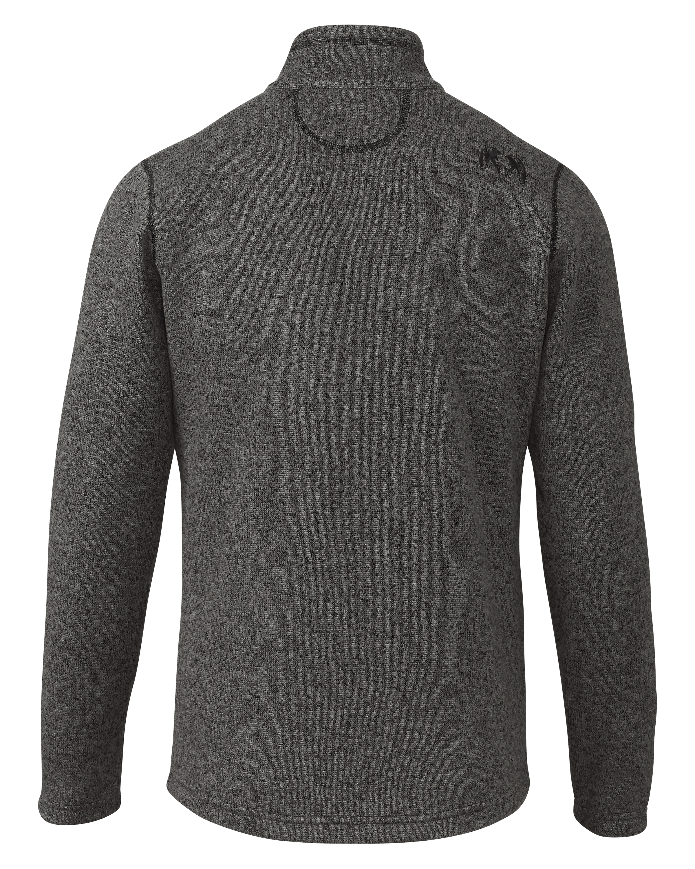 Alternative view of Base Camp Pullover Sweater | Charcoal Heather