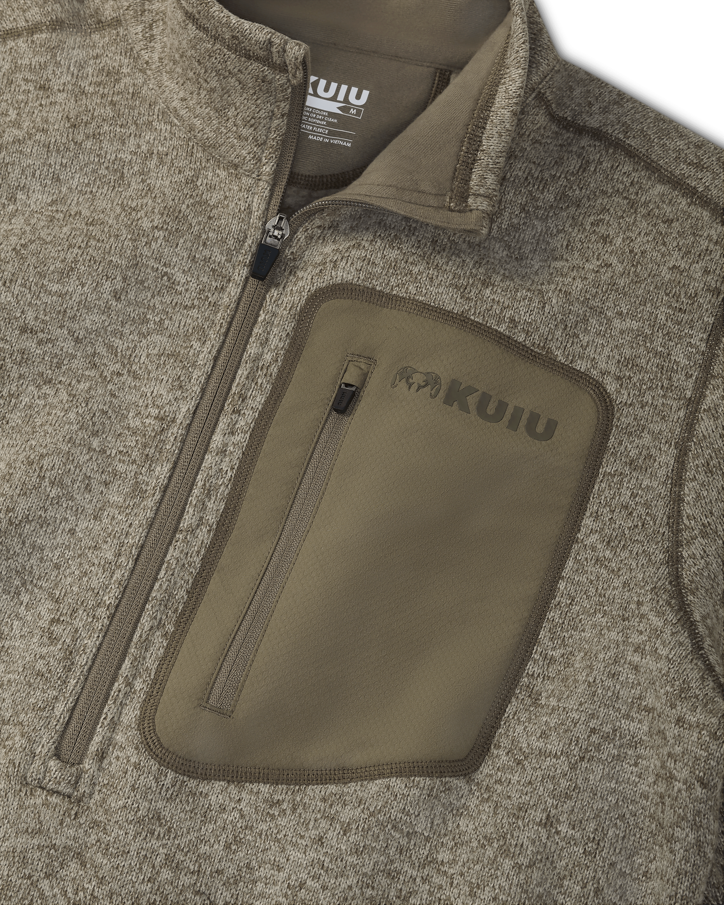 Base Camp Pullover Sweater | Khaki Heather - Image 3