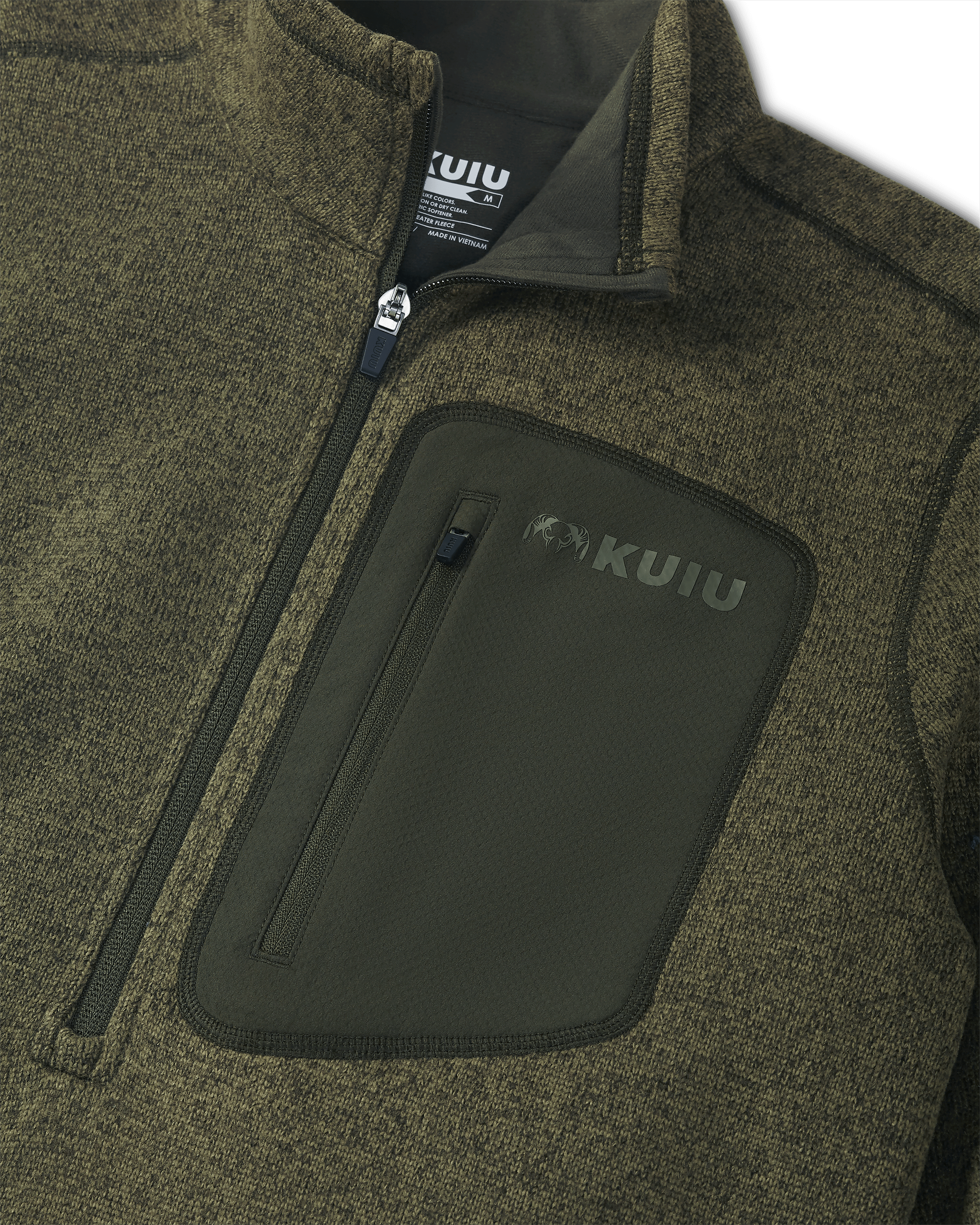 Base Camp Pullover Sweater | Olive Heather - Image 3