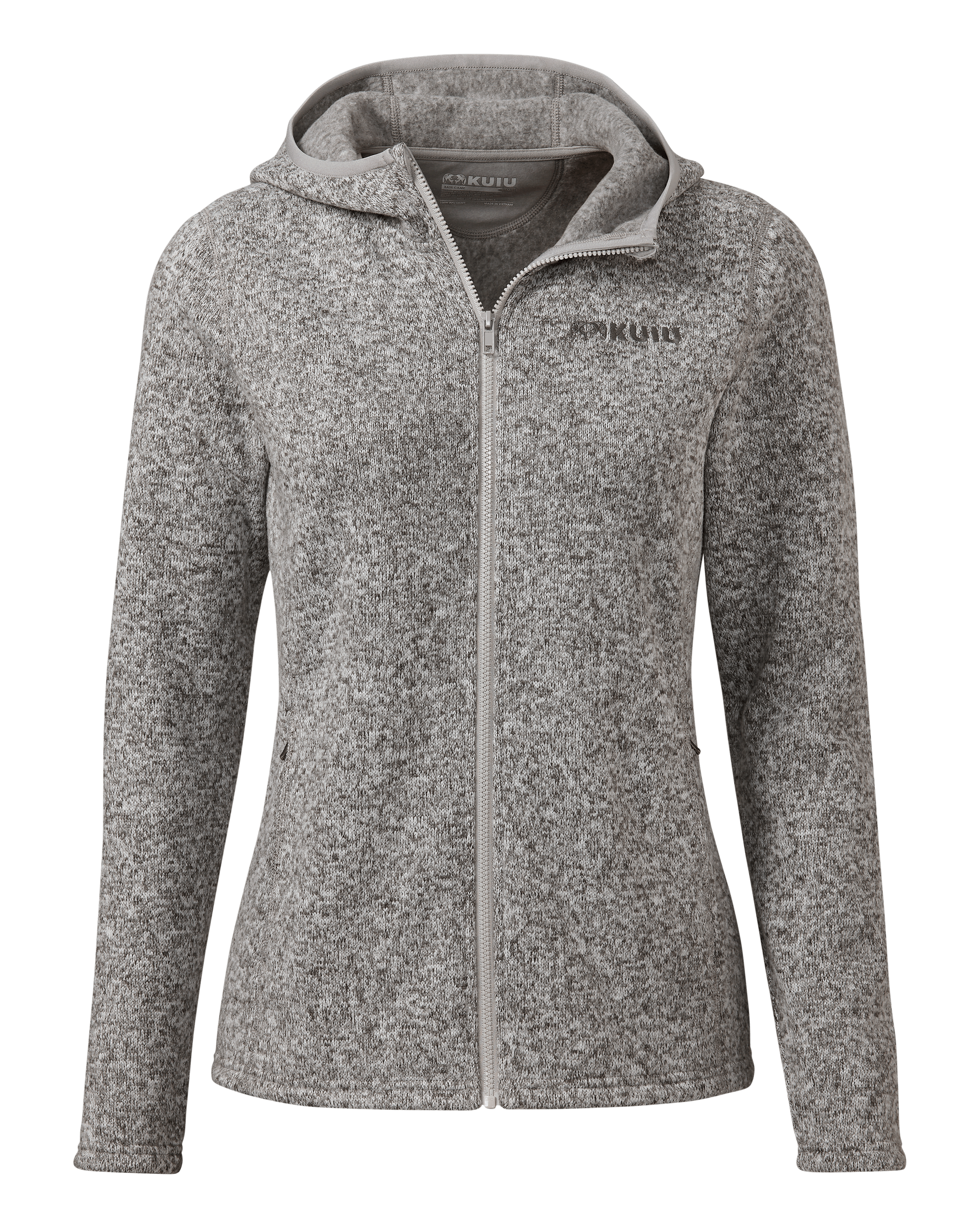 Women's Base Camp Hooded Sweater | Stone White Heather