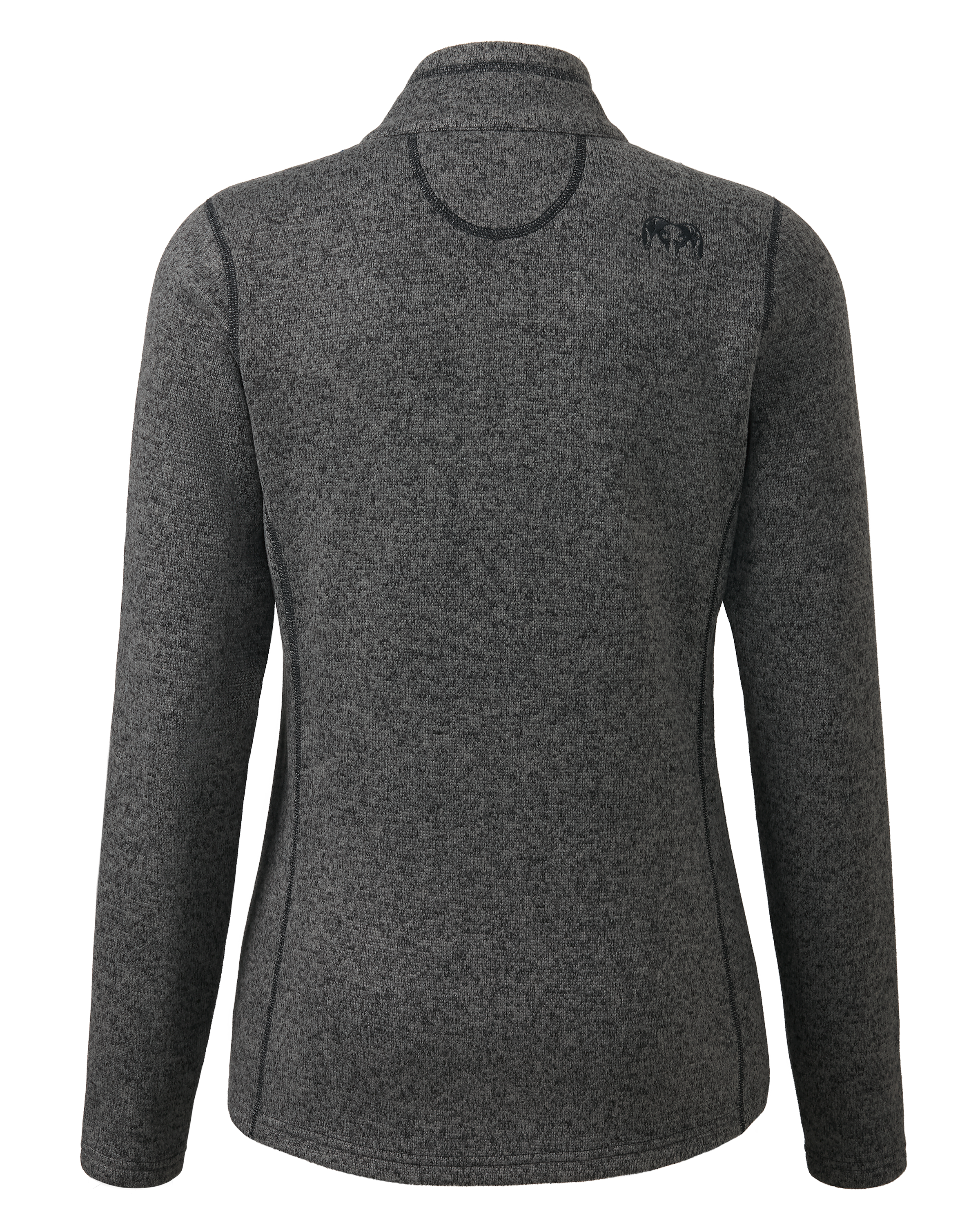 Alternative view of Women's Base Camp Full Zip Sweater | Charcoal Heather