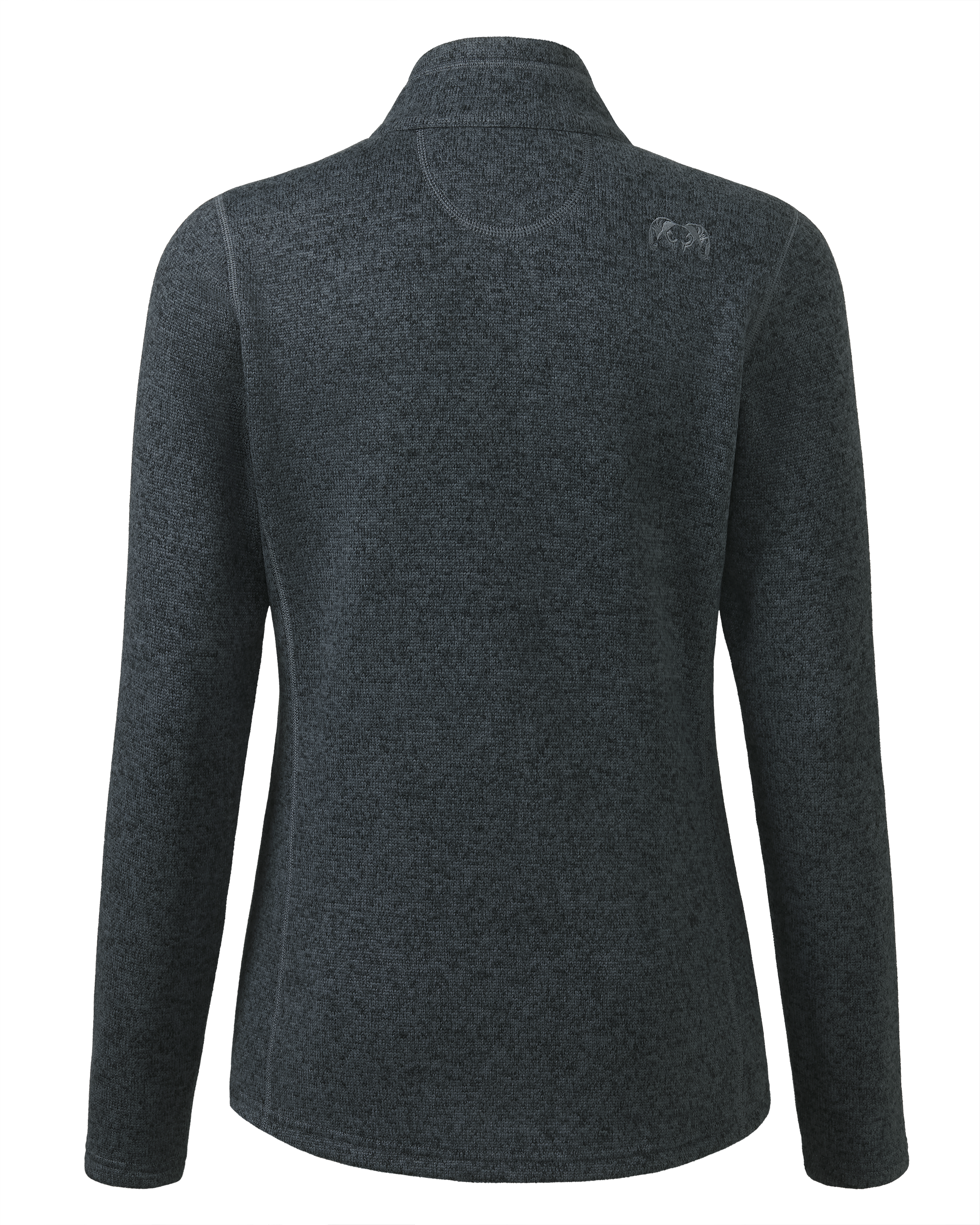 Alternative view of Outlet Women's Base Camp Full Zip Sweater | Navy Heather