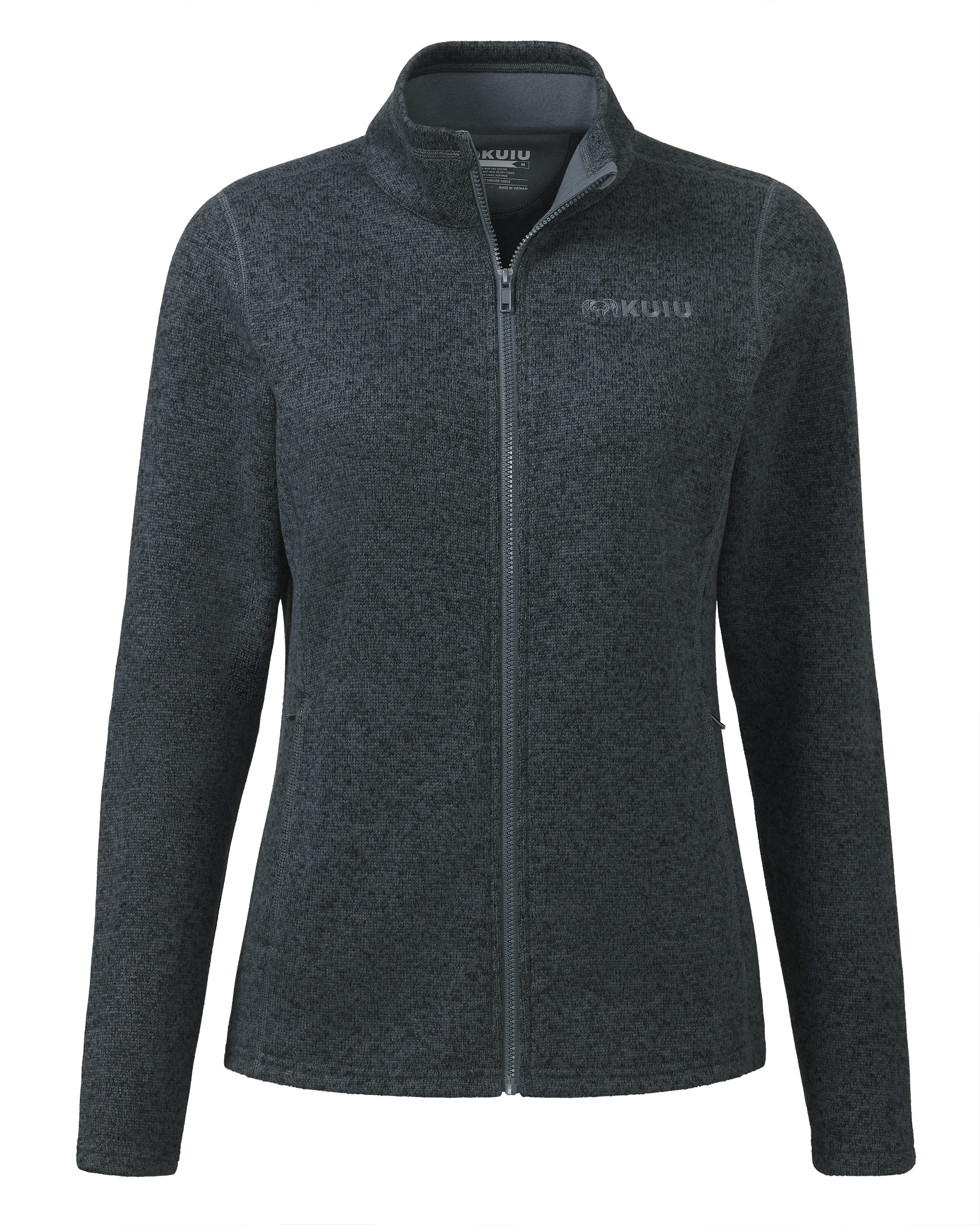 Outlet Women's Base Camp Full Zip Sweater | Navy Heather