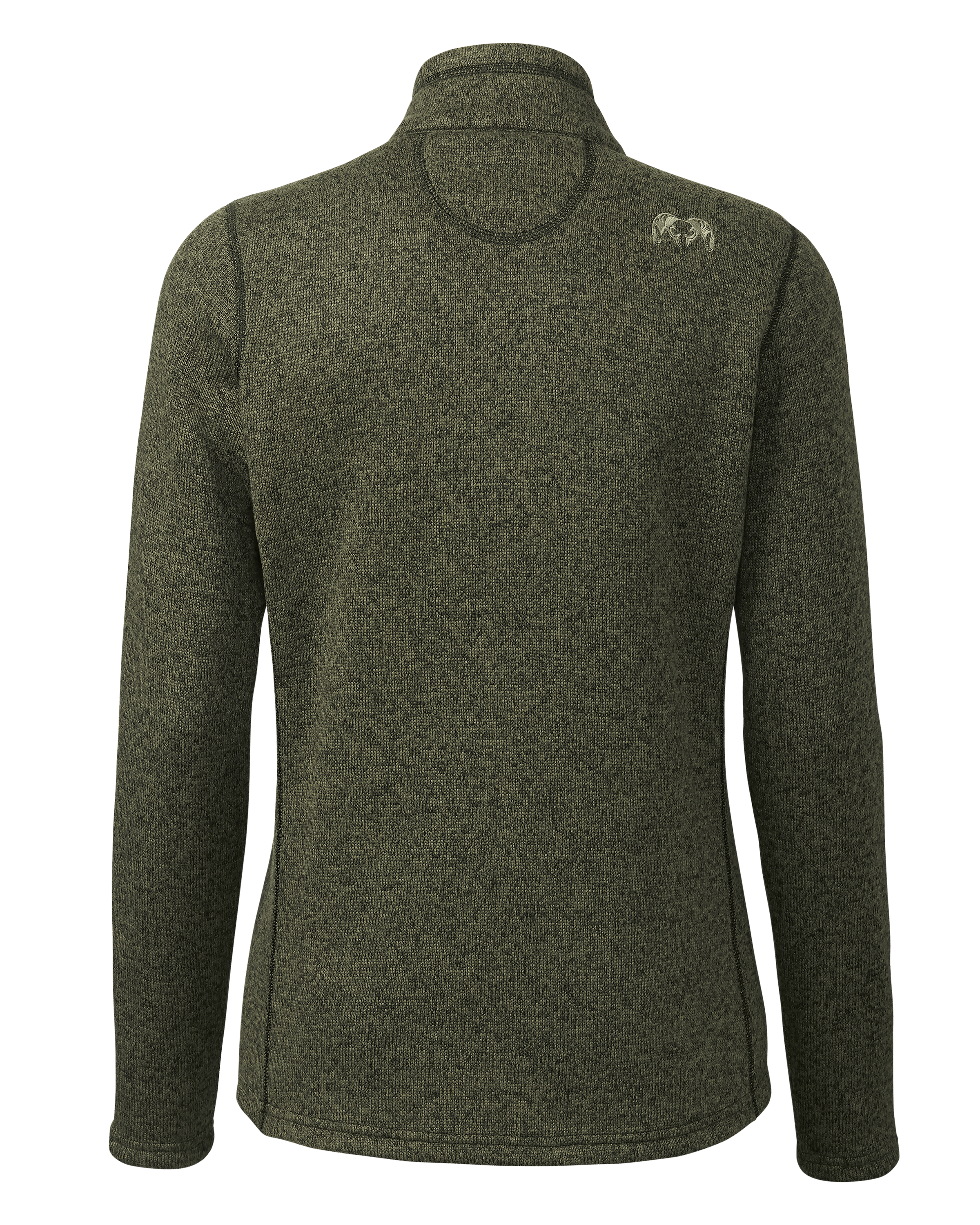 Alternative view of Outlet Women's Base Camp Pullover Sweater | Olive Heather