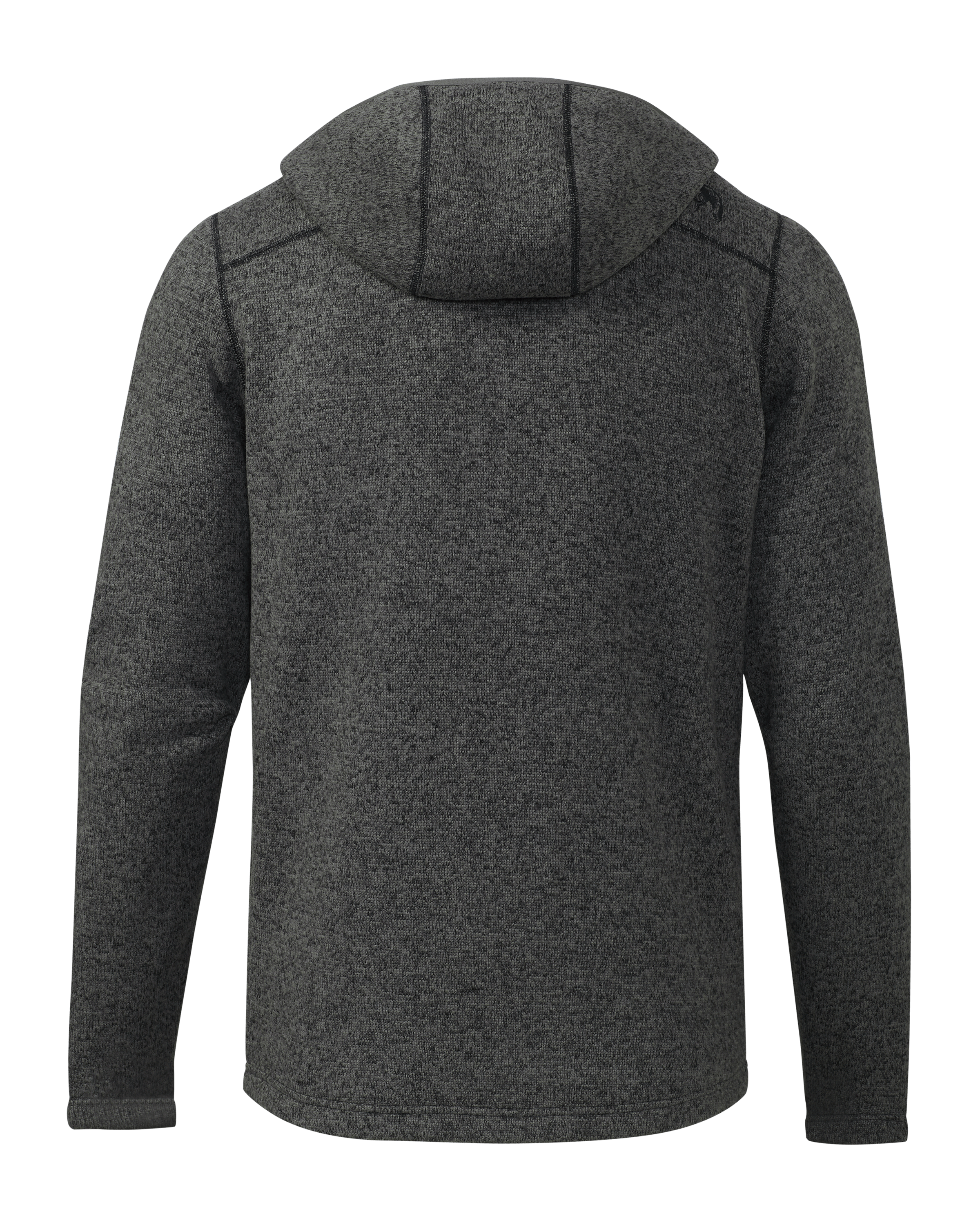Alternative view of Base Camp Hooded Sweater | Charcoal Heather