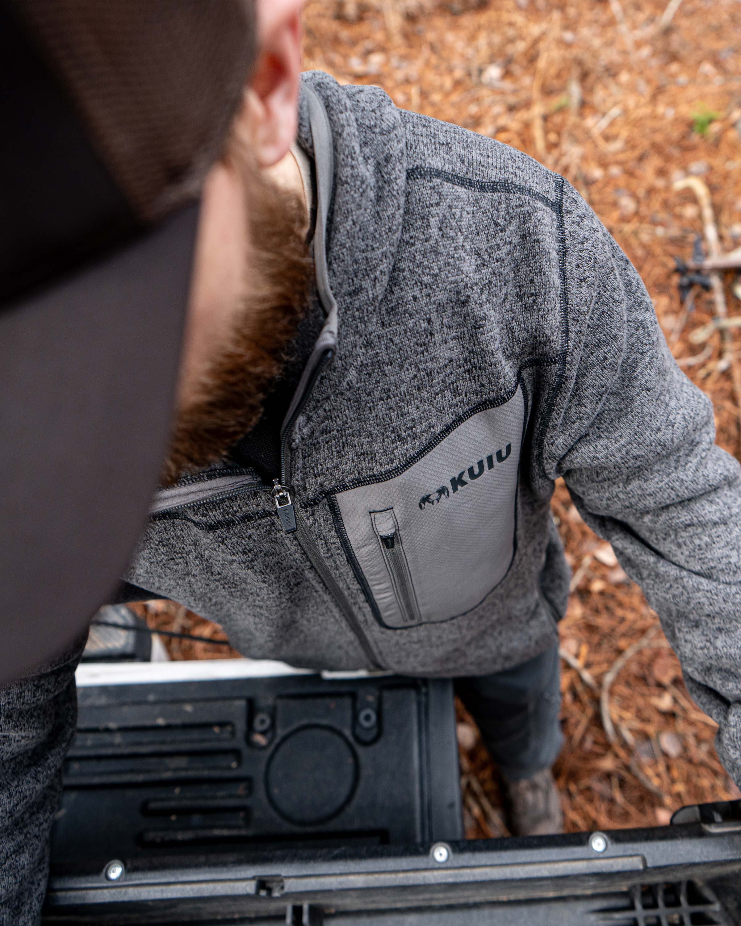 Base Camp Hooded Sweater | Ash Heather - Image 5