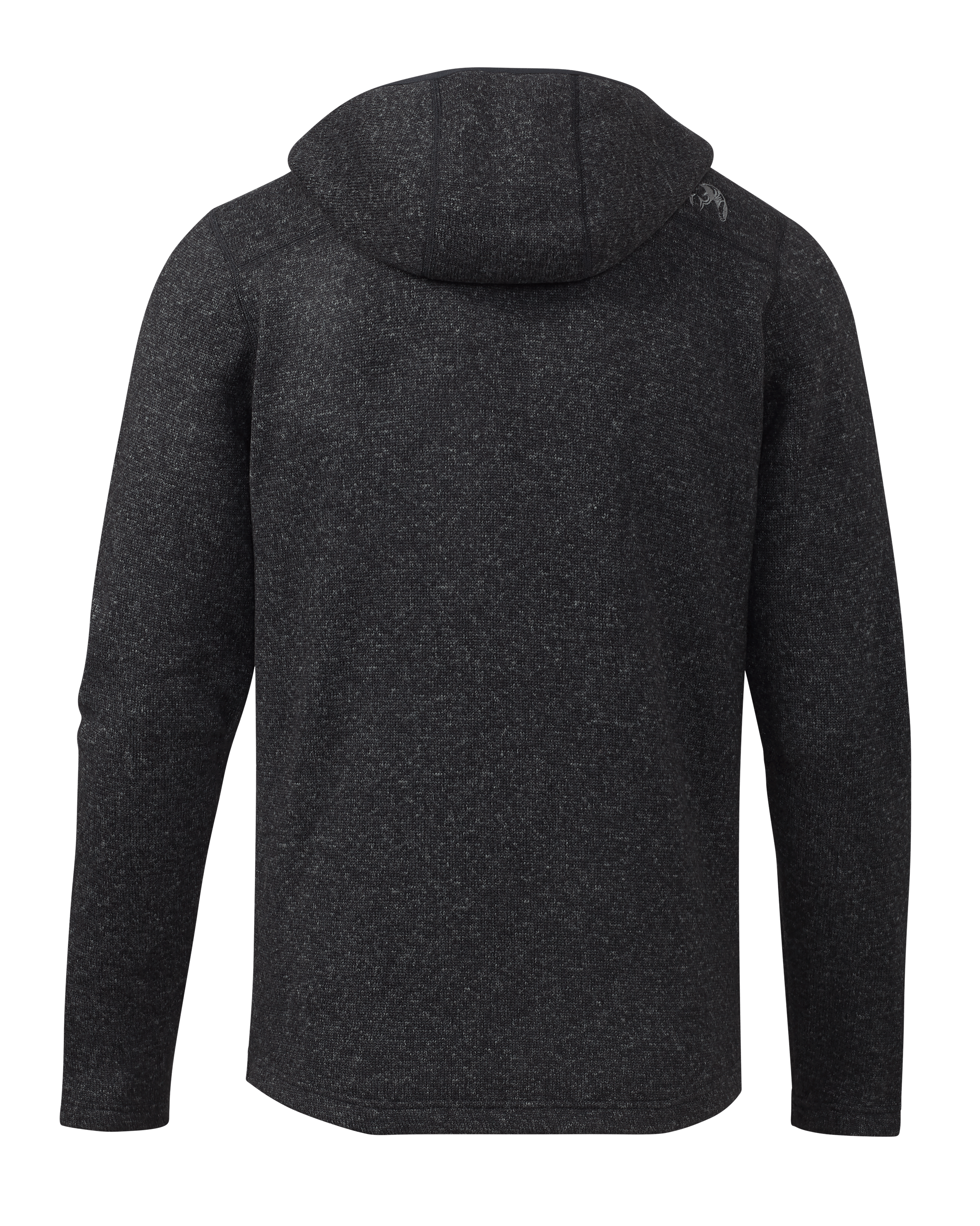 Alternative view of Base Camp Hooded Sweater | Heather Black