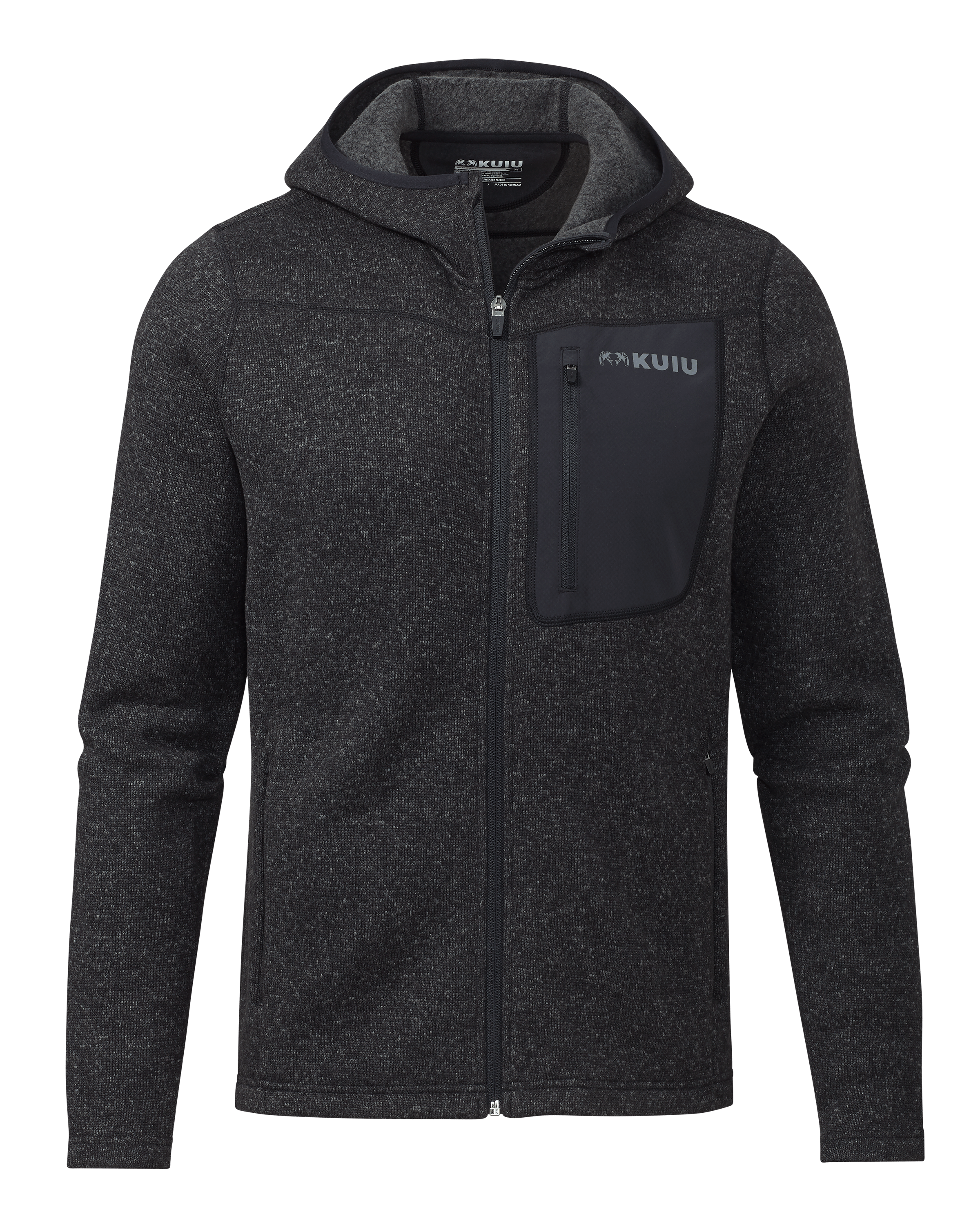 Base Camp Hooded Sweater | Heather Black