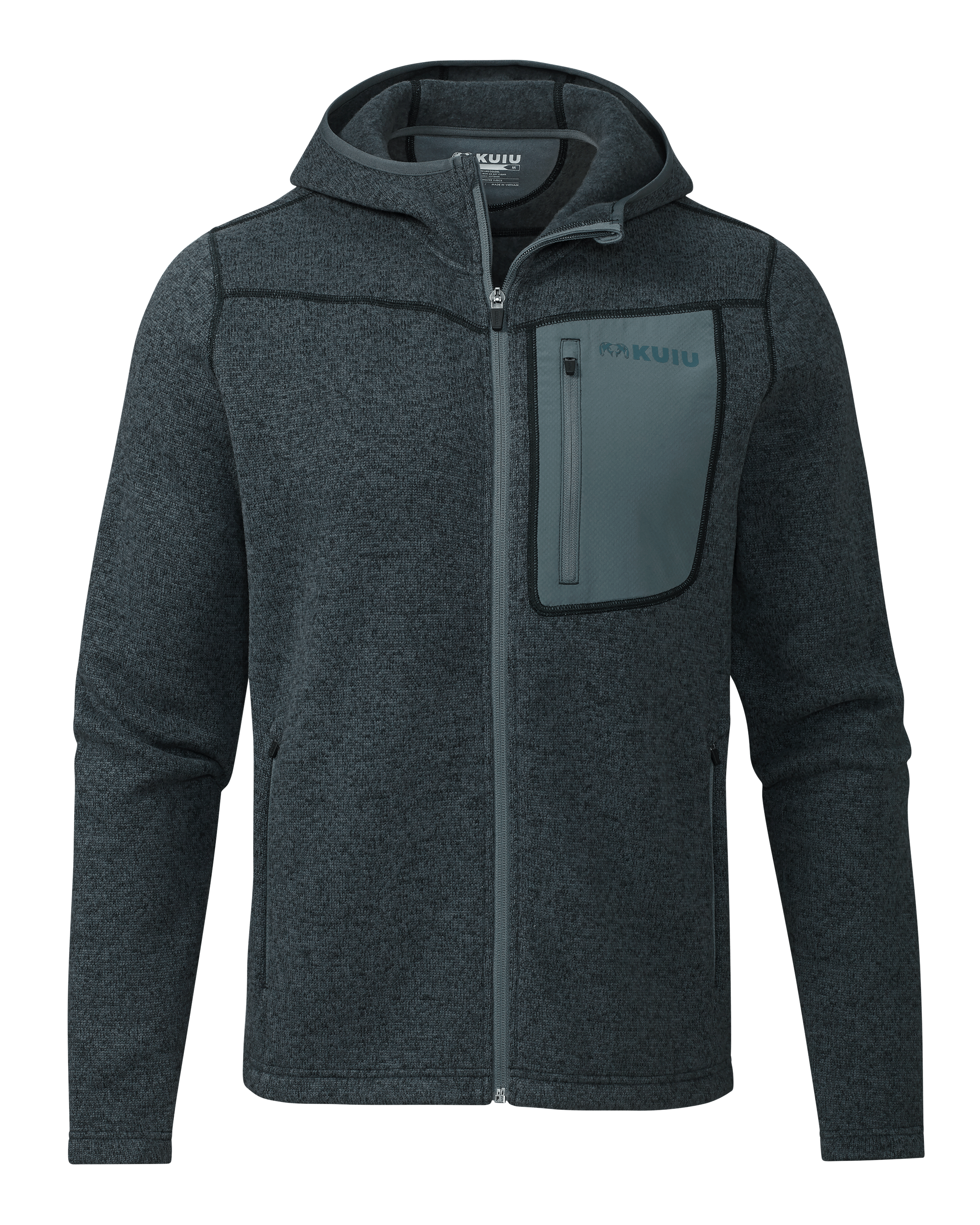 Outlet Base Camp Hooded Sweater | Navy Heather