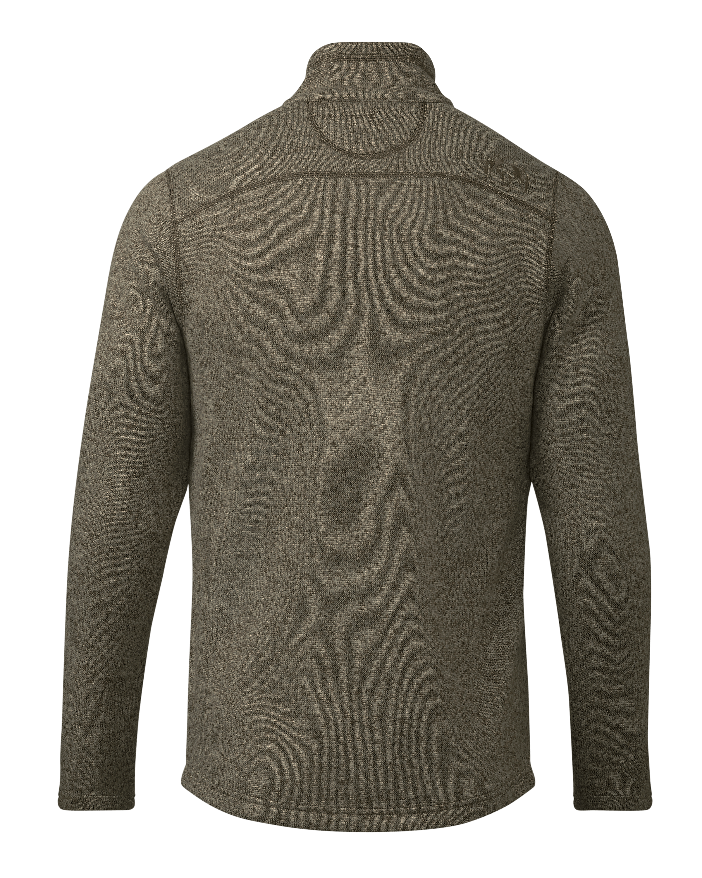 Alternative view of Base Camp Full Zip Sweater | Ash Heather