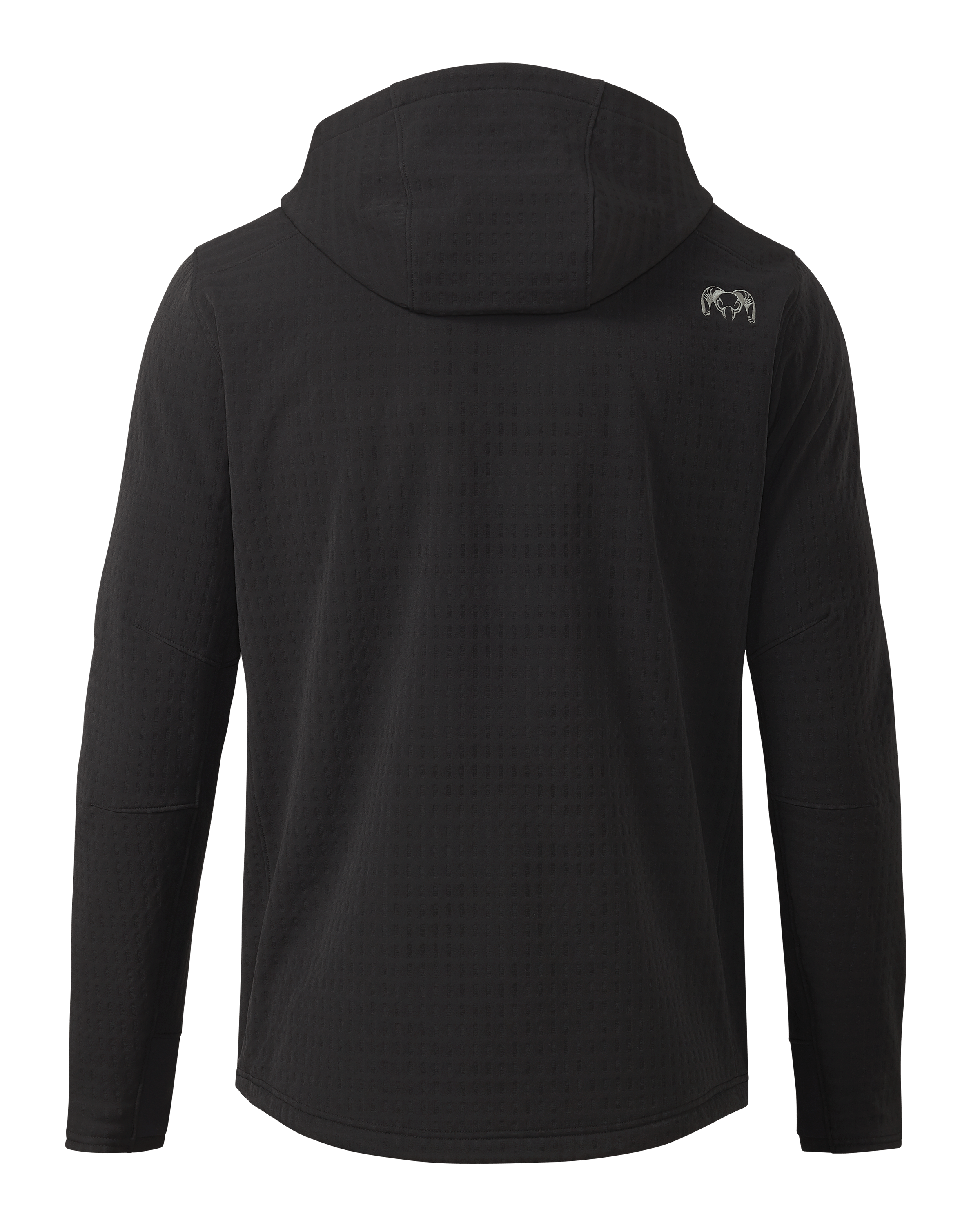 Alternative view of Blockfield Fleece Hoodie | Black