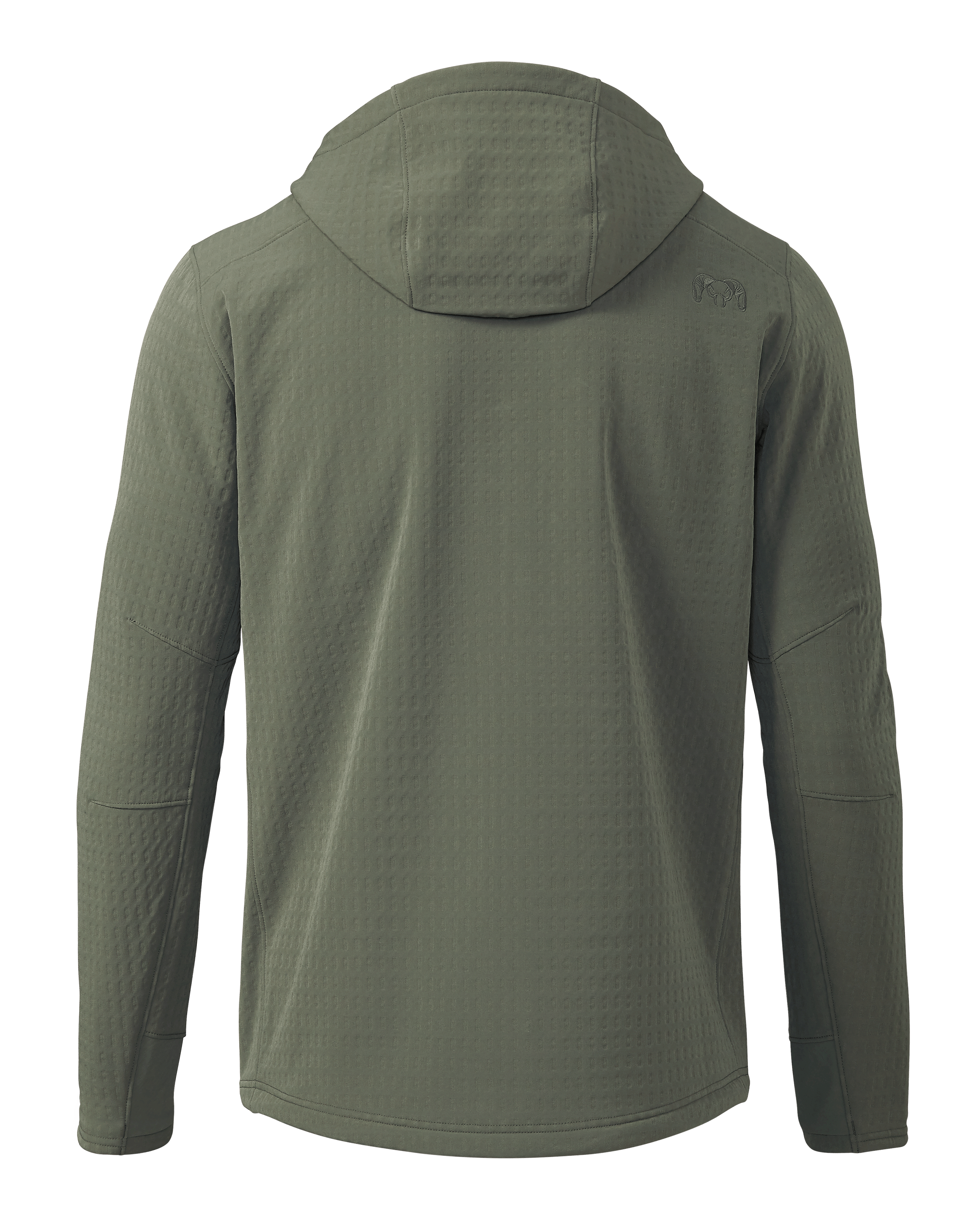 Alternative view of Blockfield Fleece Hoodie | Dark Sage