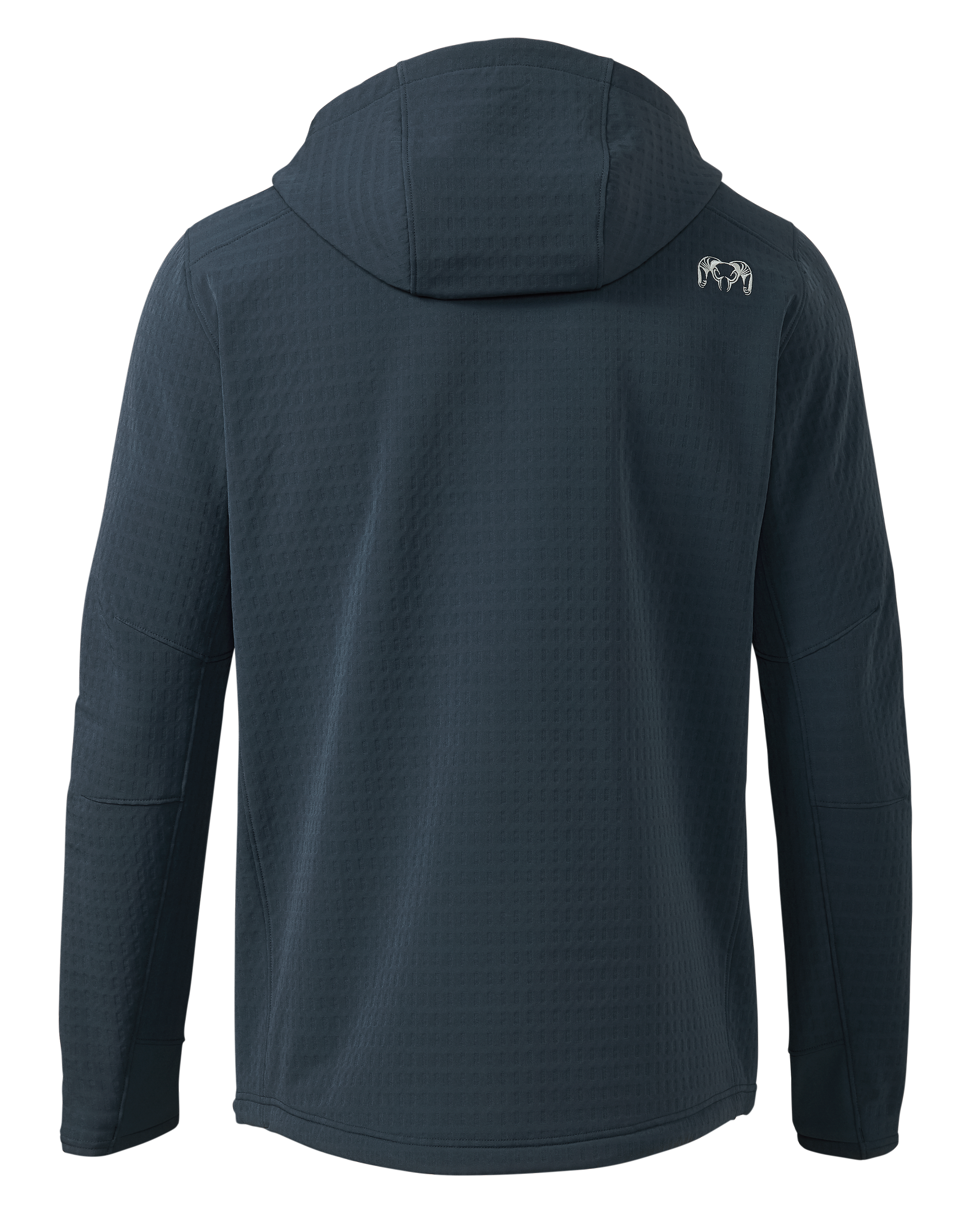 Alternative view of Blockfield Fleece Hoodie | Steel Blue