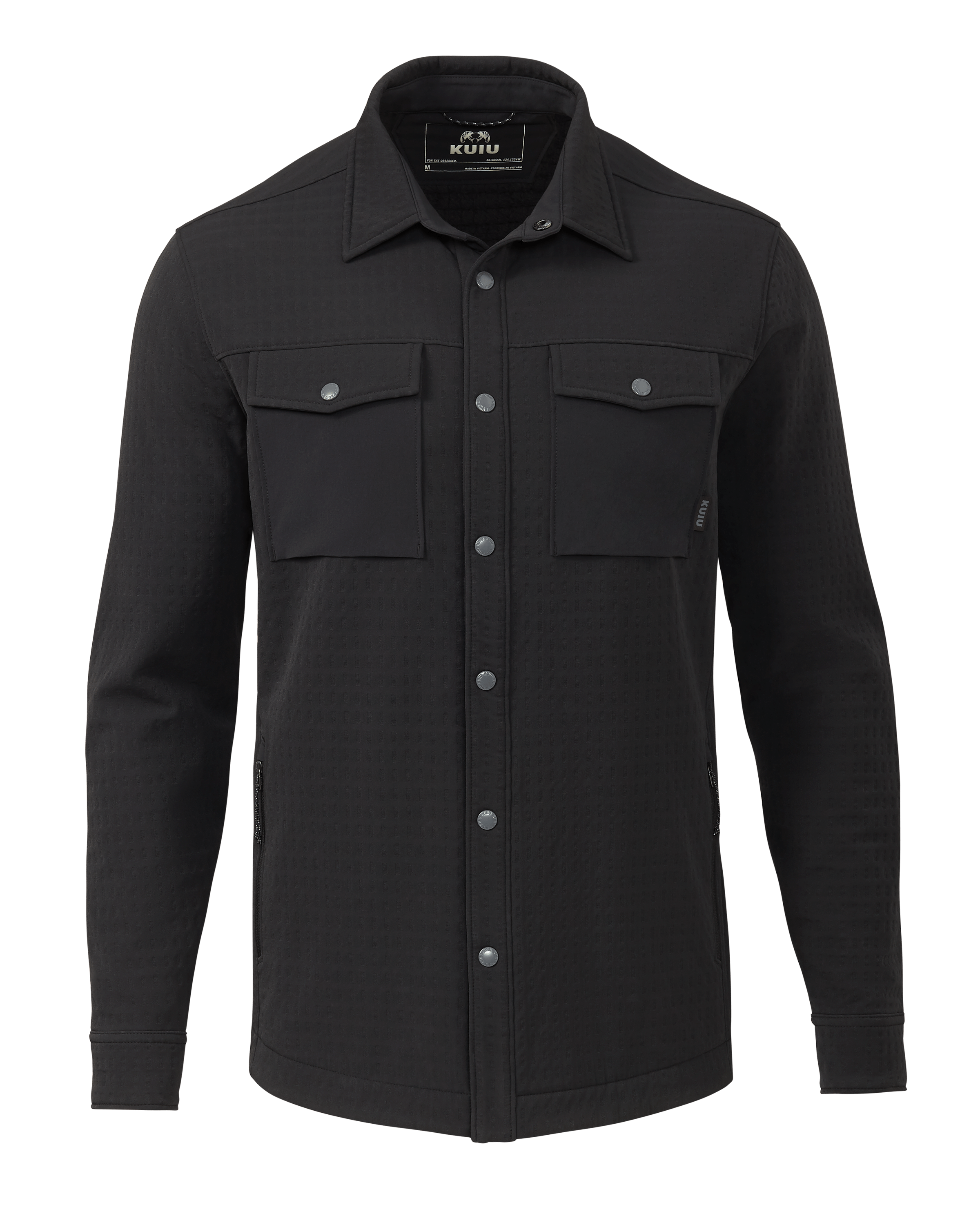 Blockfield Fleece Shirt Jacket | Black