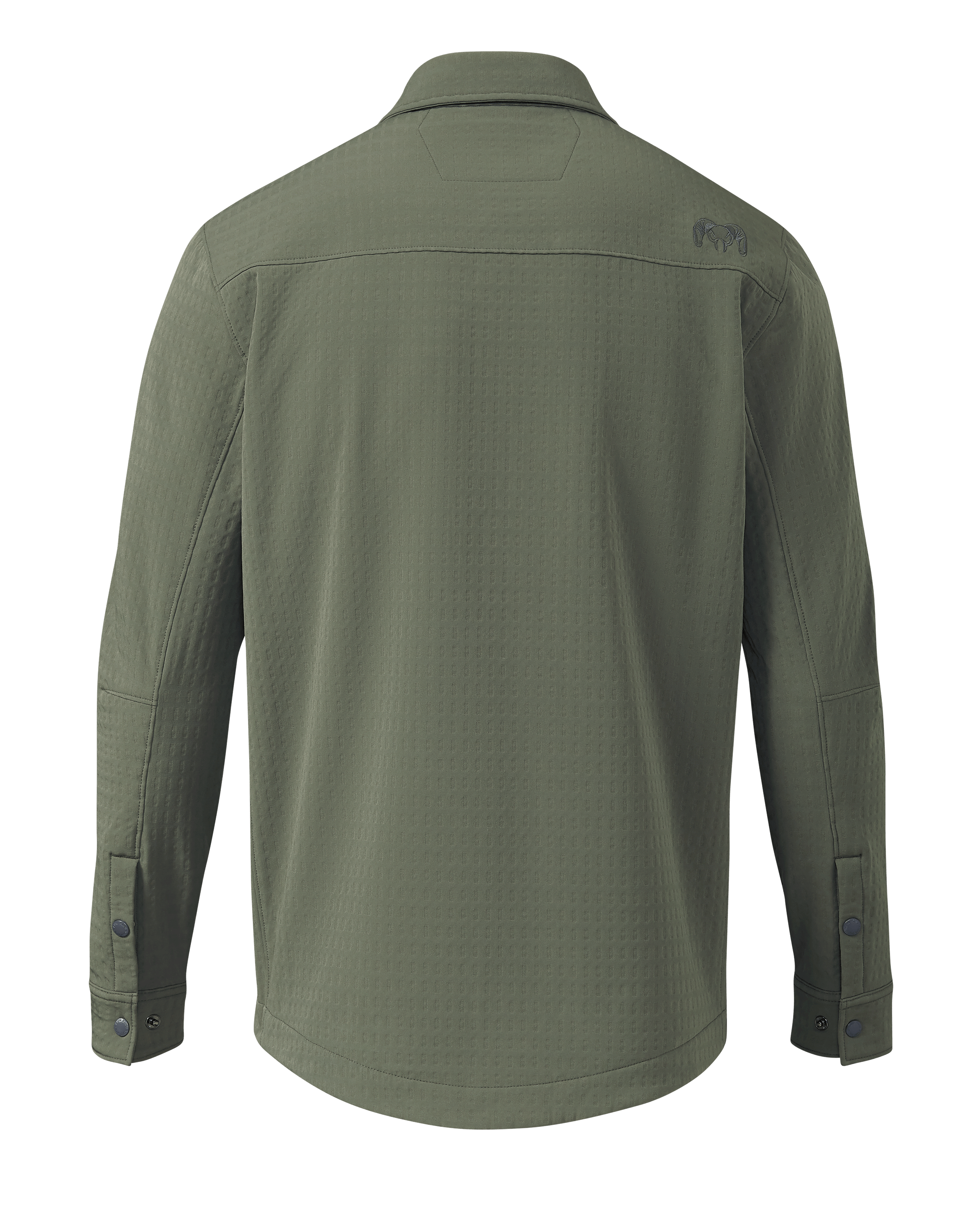 Alternative view of Blockfield Fleece Shirt Jacket | Dark Sage