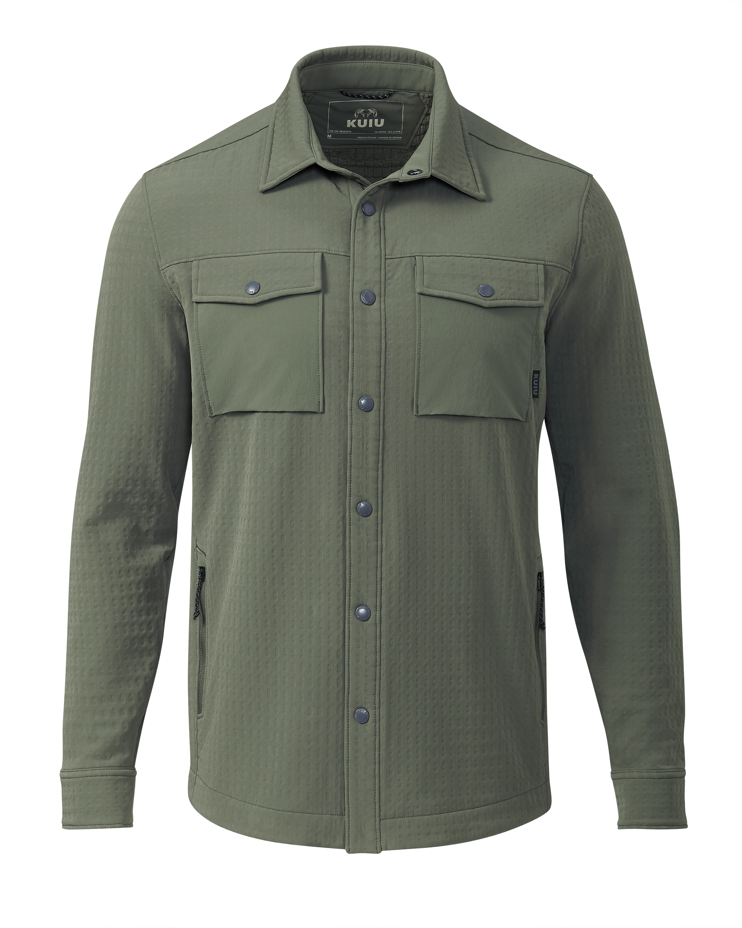 Blockfield Fleece Shirt Jacket | Dark Sage