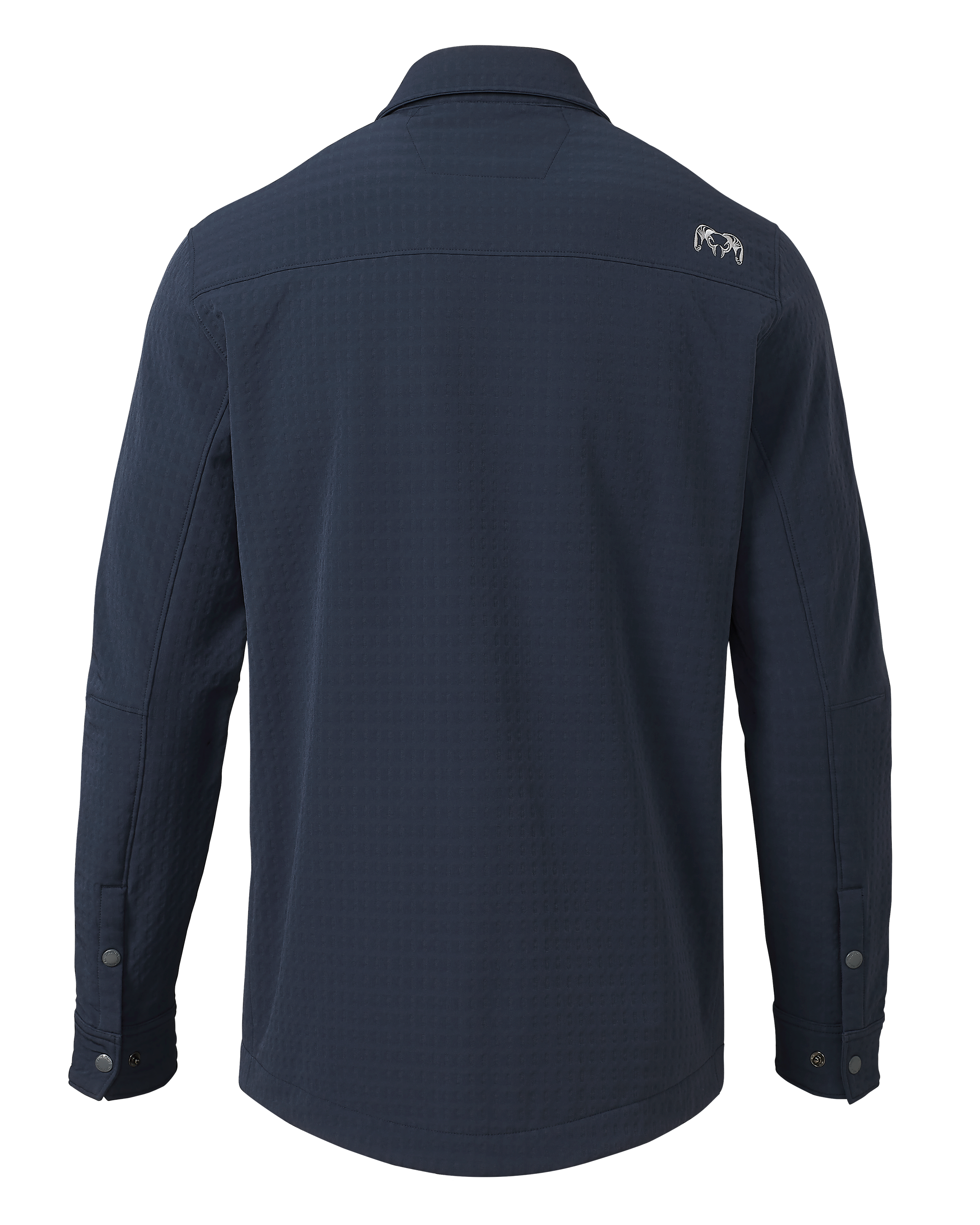 Alternative view of Blockfield Fleece Shirt Jacket | Steel Blue