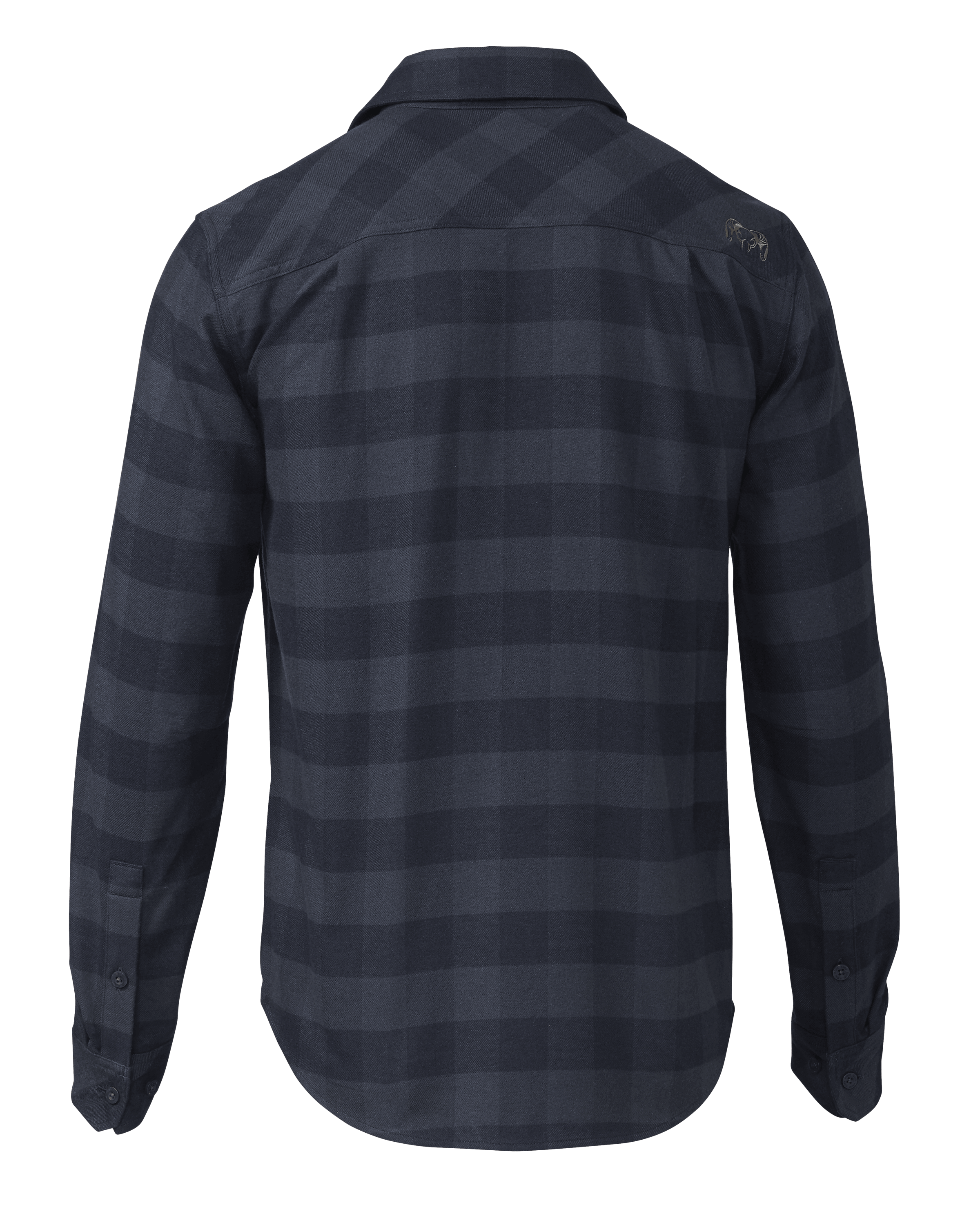 Alternative view of Field Flannel Shirt | Steel Blue Buffalo Check