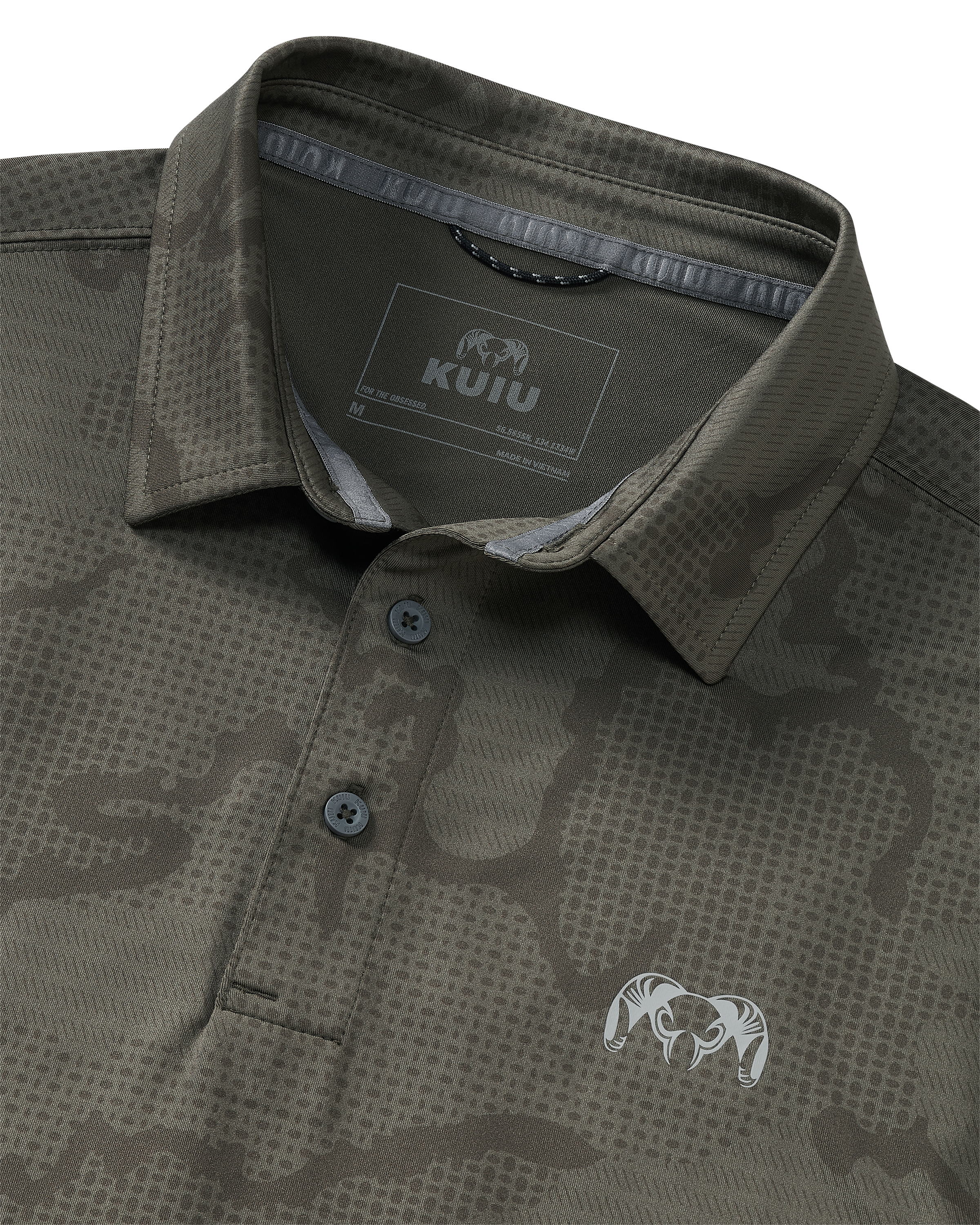 Alternative view of KUIU Performance Polo | Ash Tonal