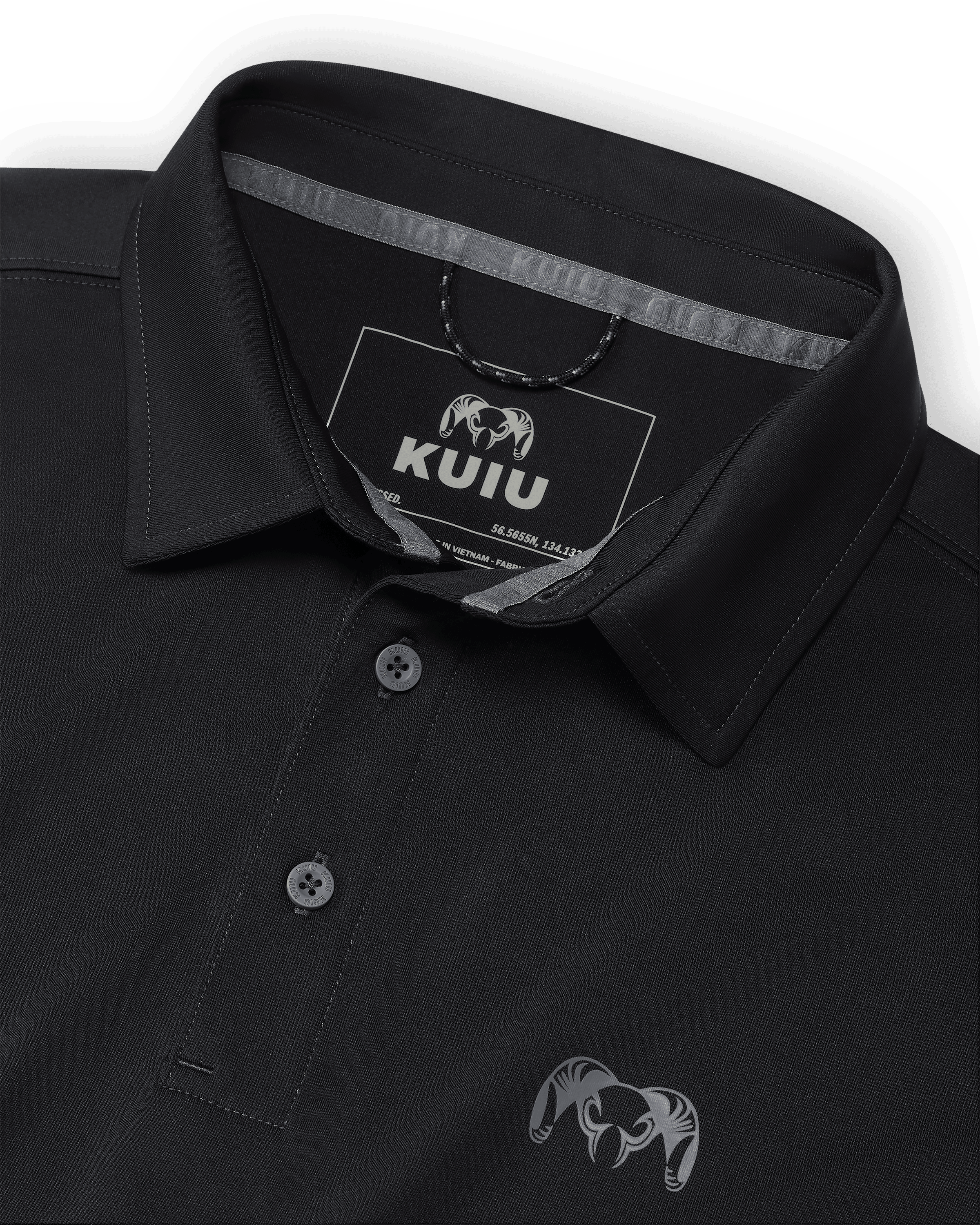 Alternative view of KUIU Performance Polo | Black