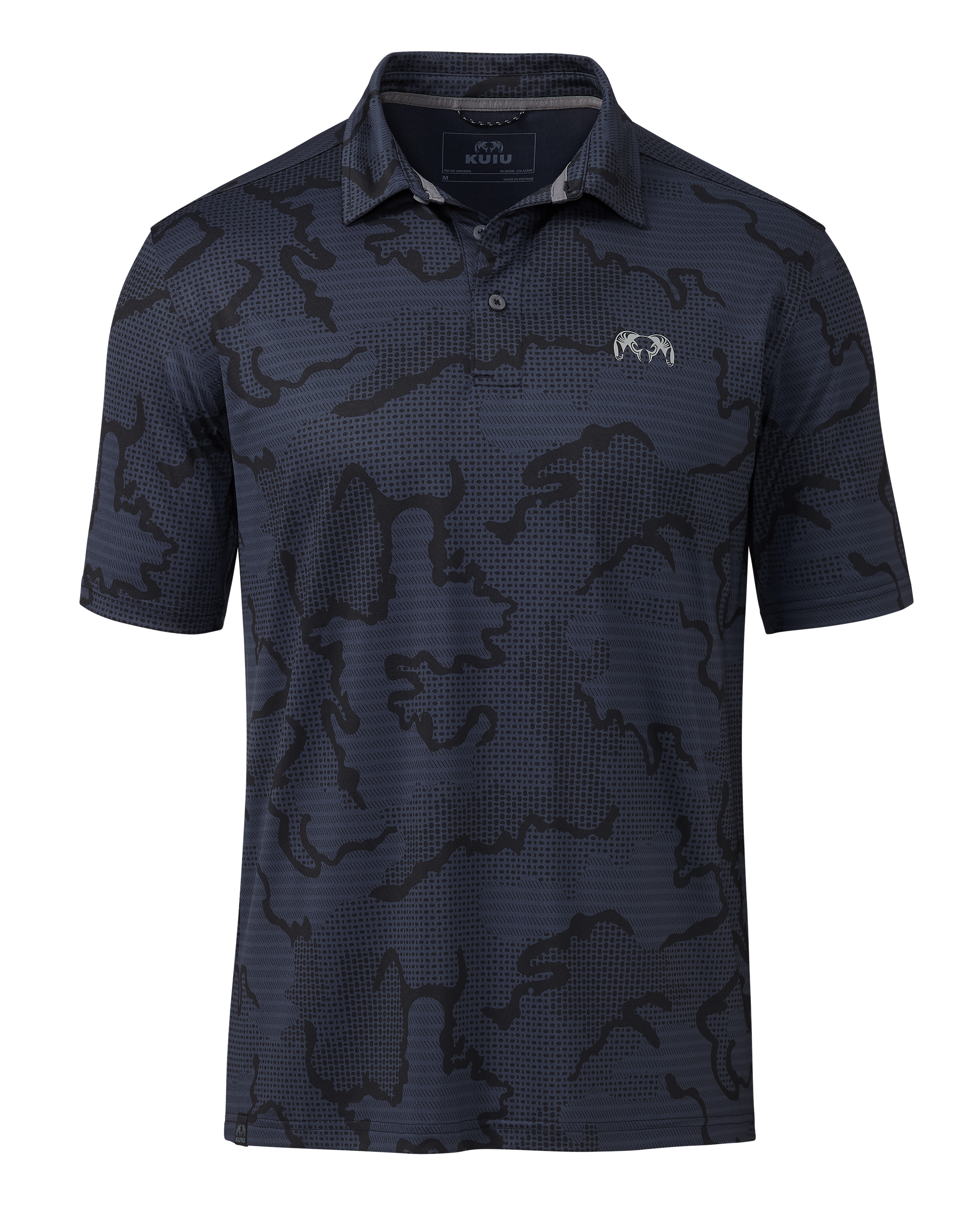KUIU Performance Polo | Steel Blue Tonal