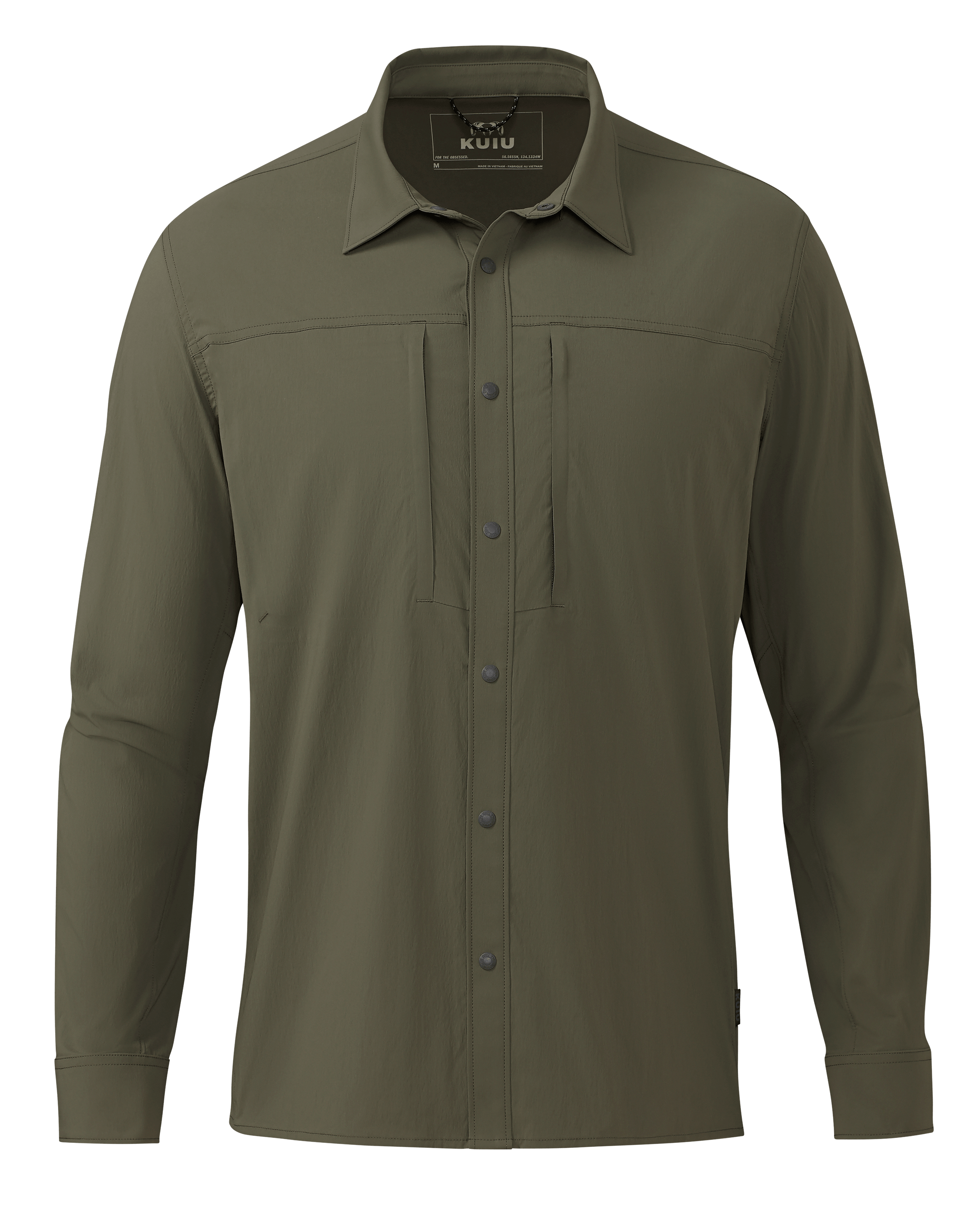 Outlet Intrepid LS Shirt | Dark Sage