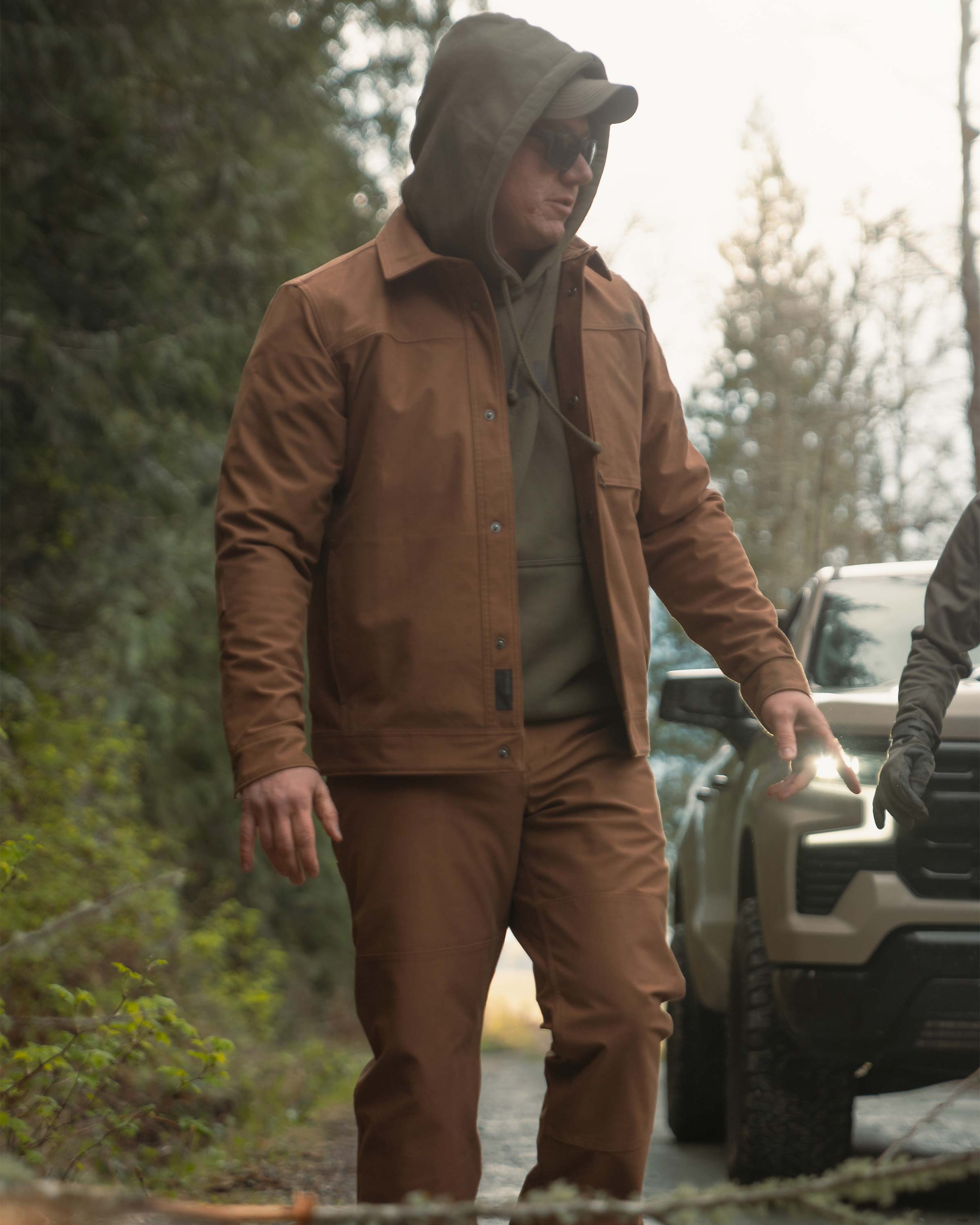Outlet Brawley Canvas Jacket | Saddle - Image 6
