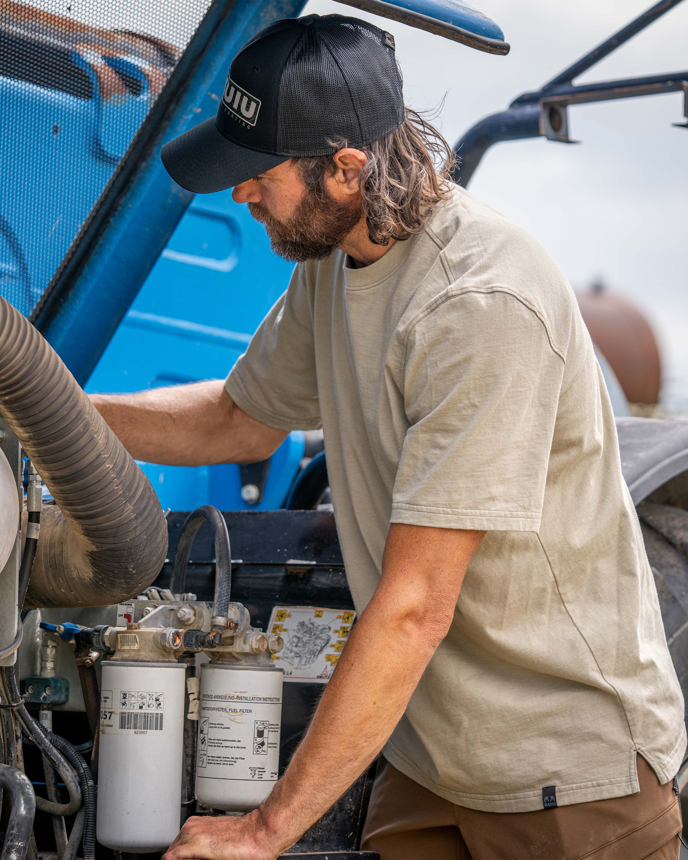 Workgrade SS Crew | Bone - Image 5