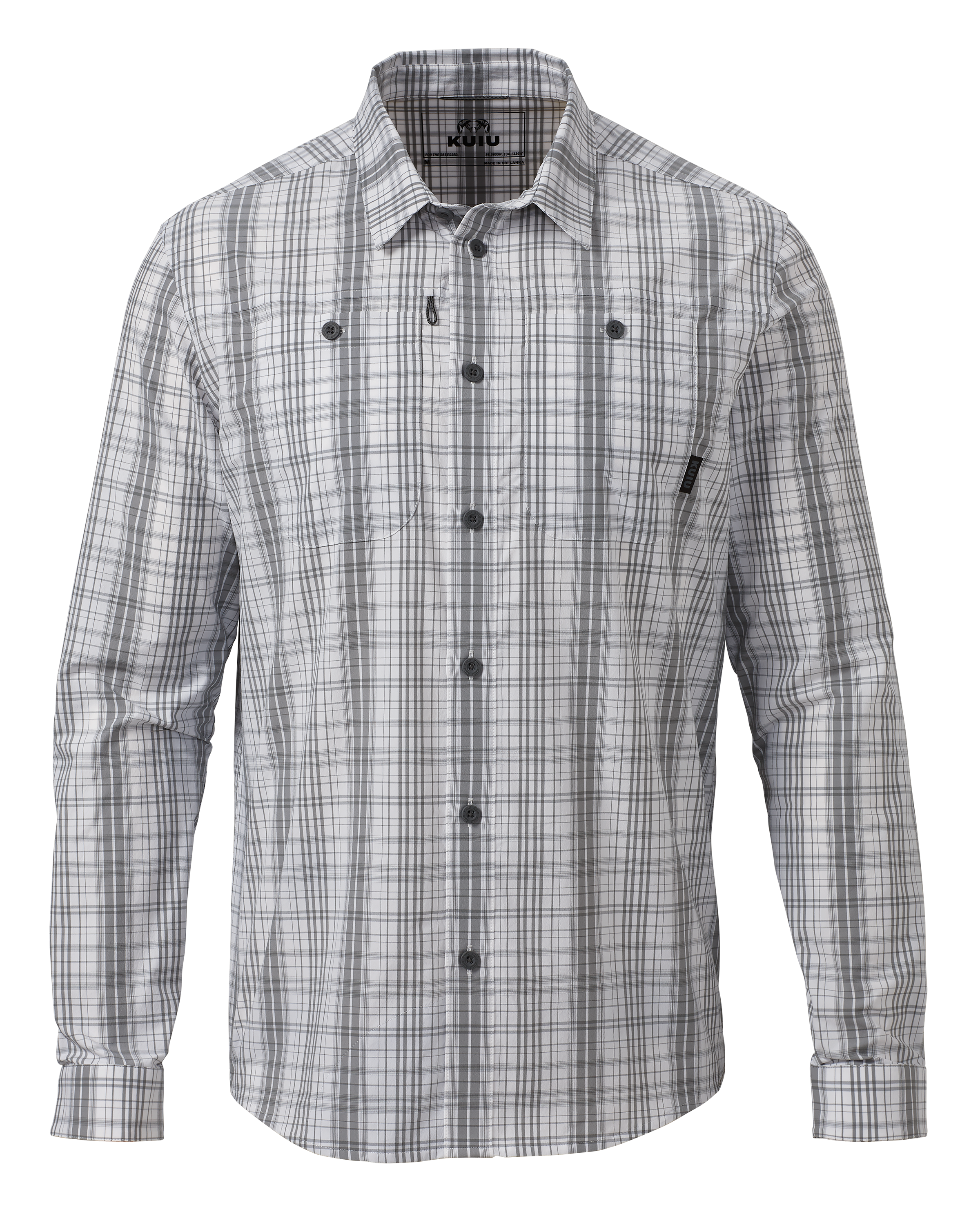 Borrego LS Shirt | Granite Plaid