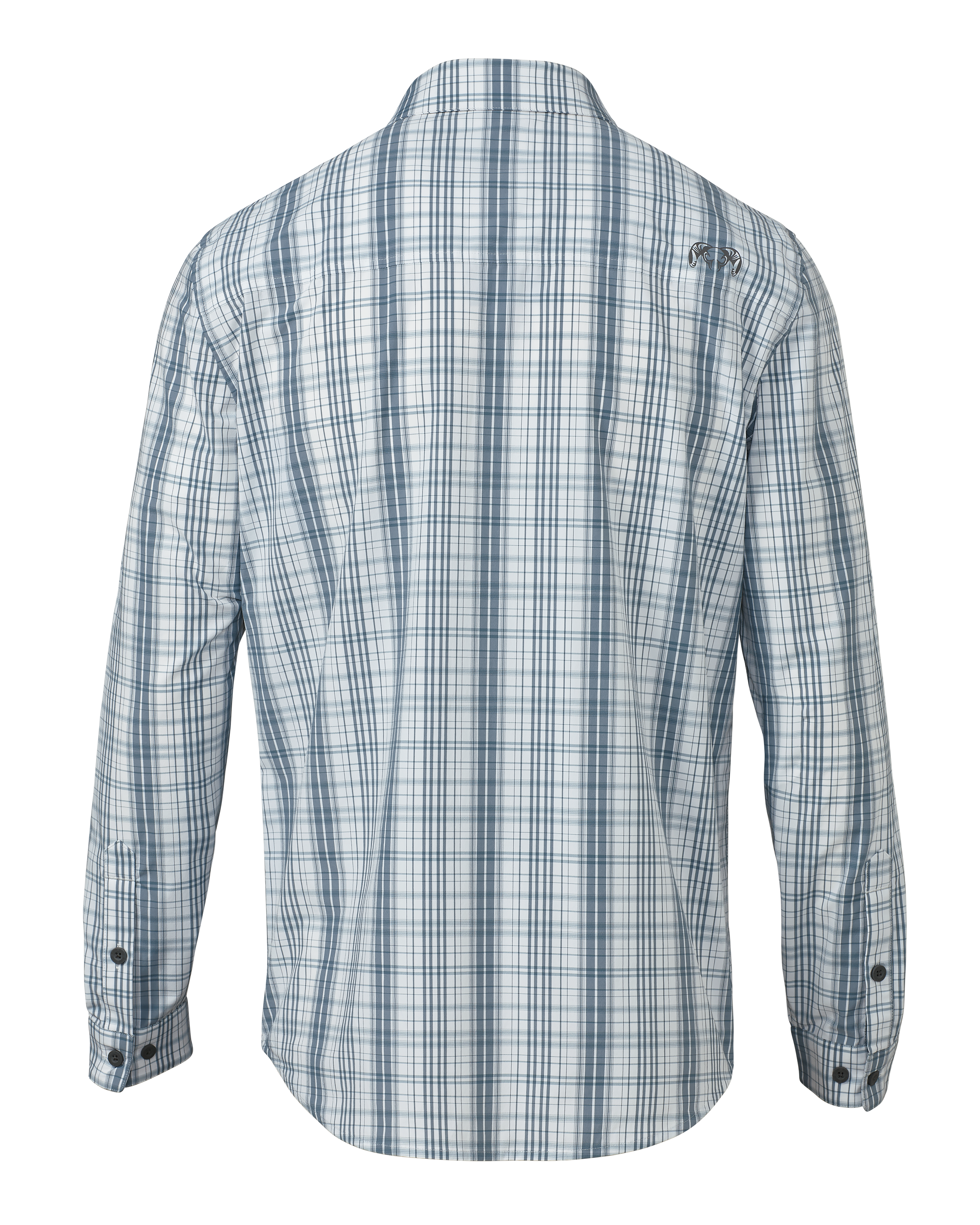 Alternative view of Borrego LS Shirt | Gravel Plaid