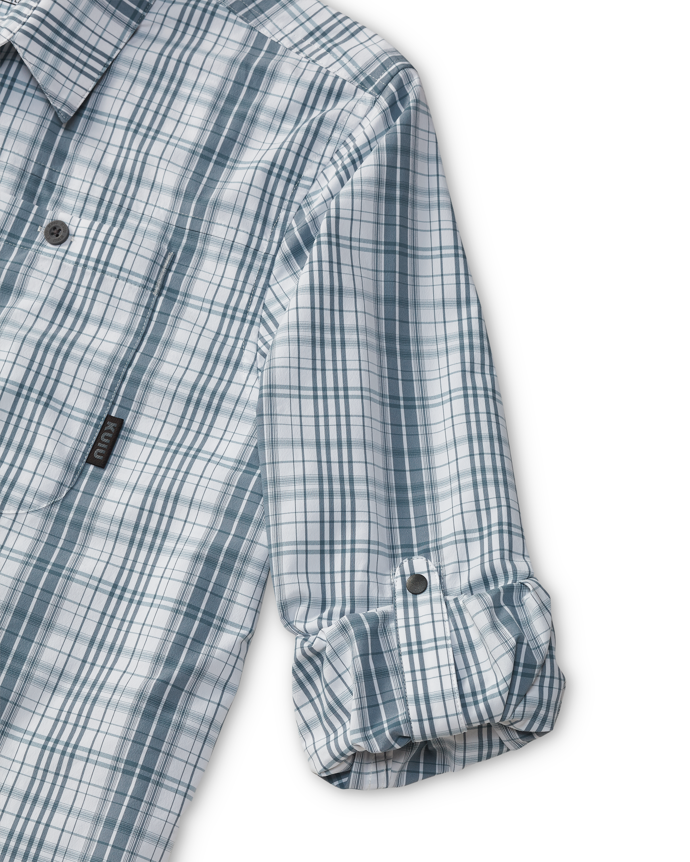 Borrego LS Shirt | Gravel Plaid - Image 4