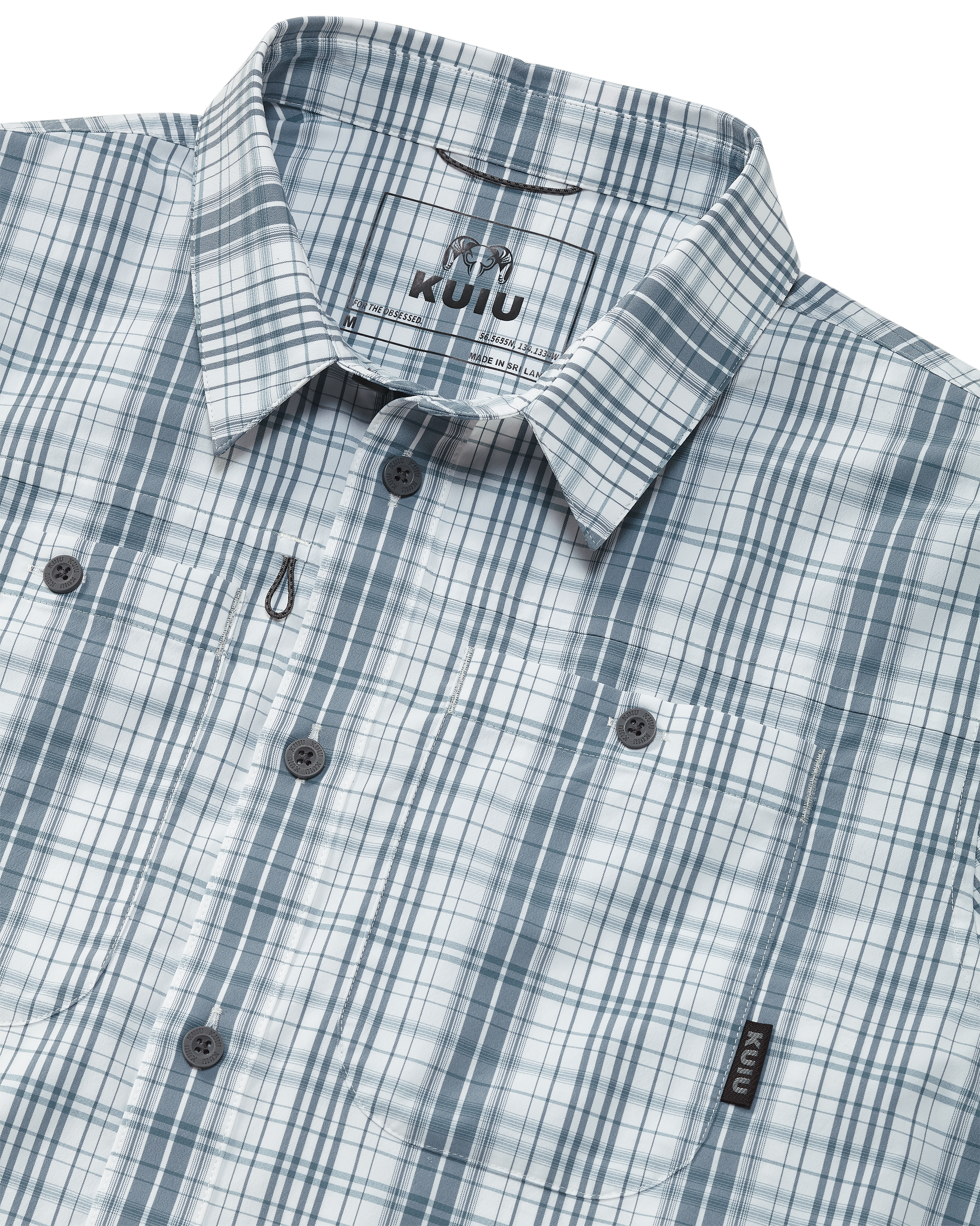 Borrego LS Shirt | Gravel Plaid - Image 3