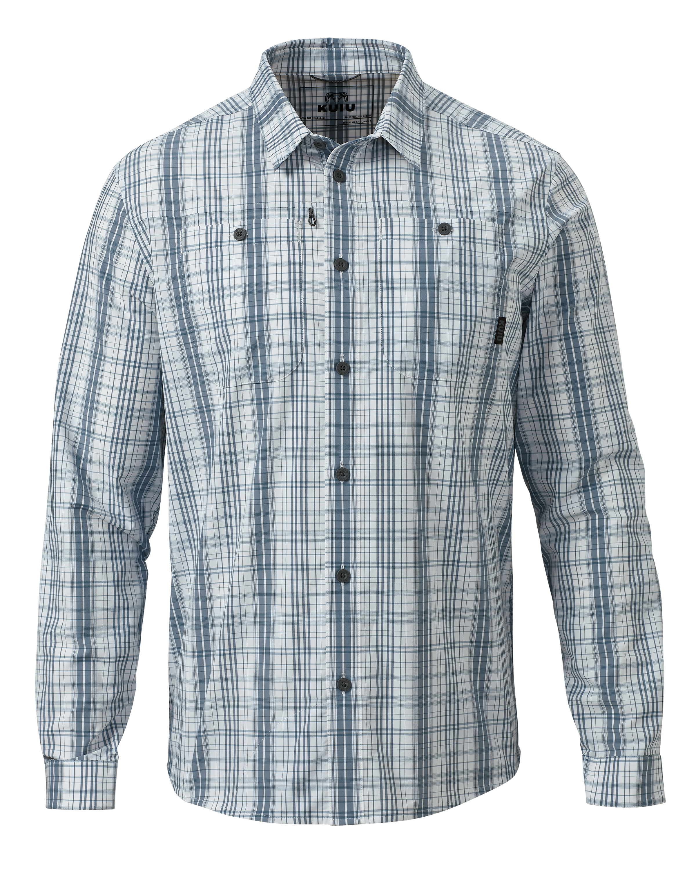 Borrego LS Shirt | Gravel Plaid
