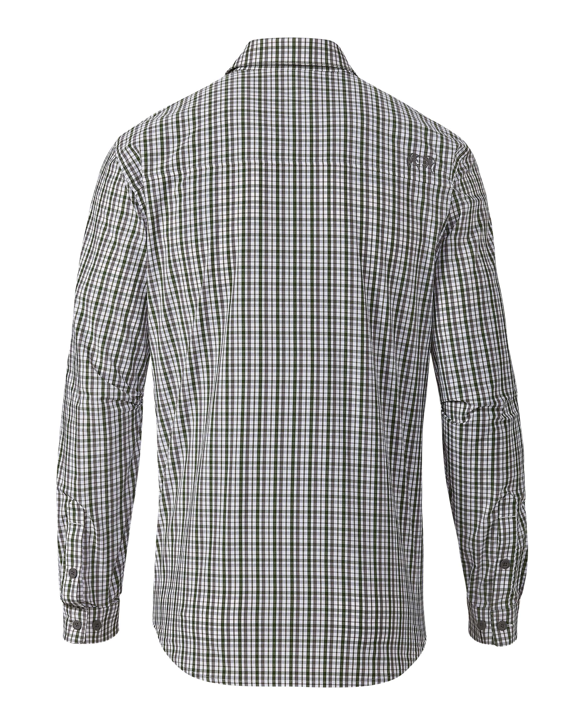 Alternative view of Borrego LS Shirt | Mini Cross Check Verde Plaid