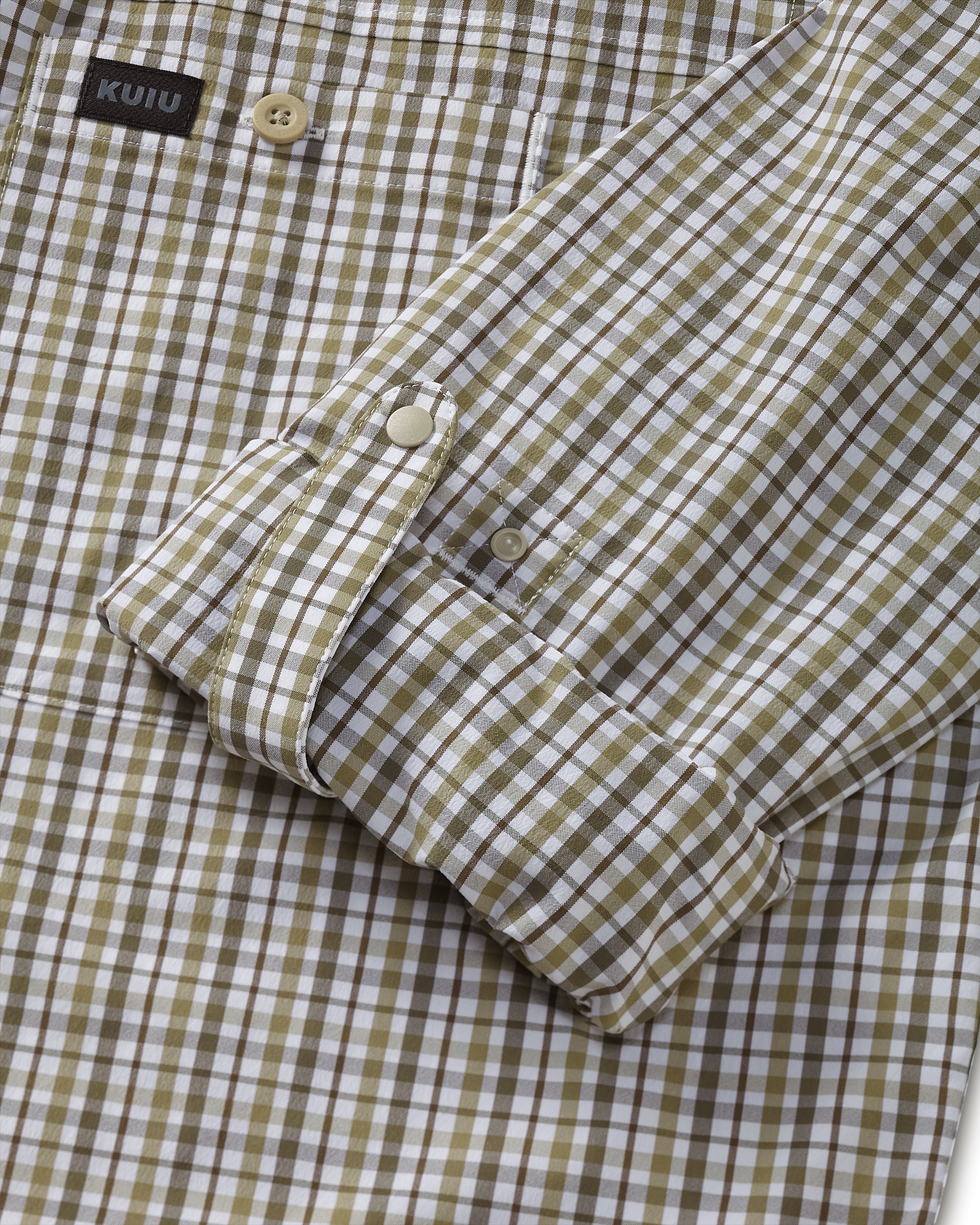 Borrego LS Shirt | Mini Cross Check Valo Plaid - Image 3