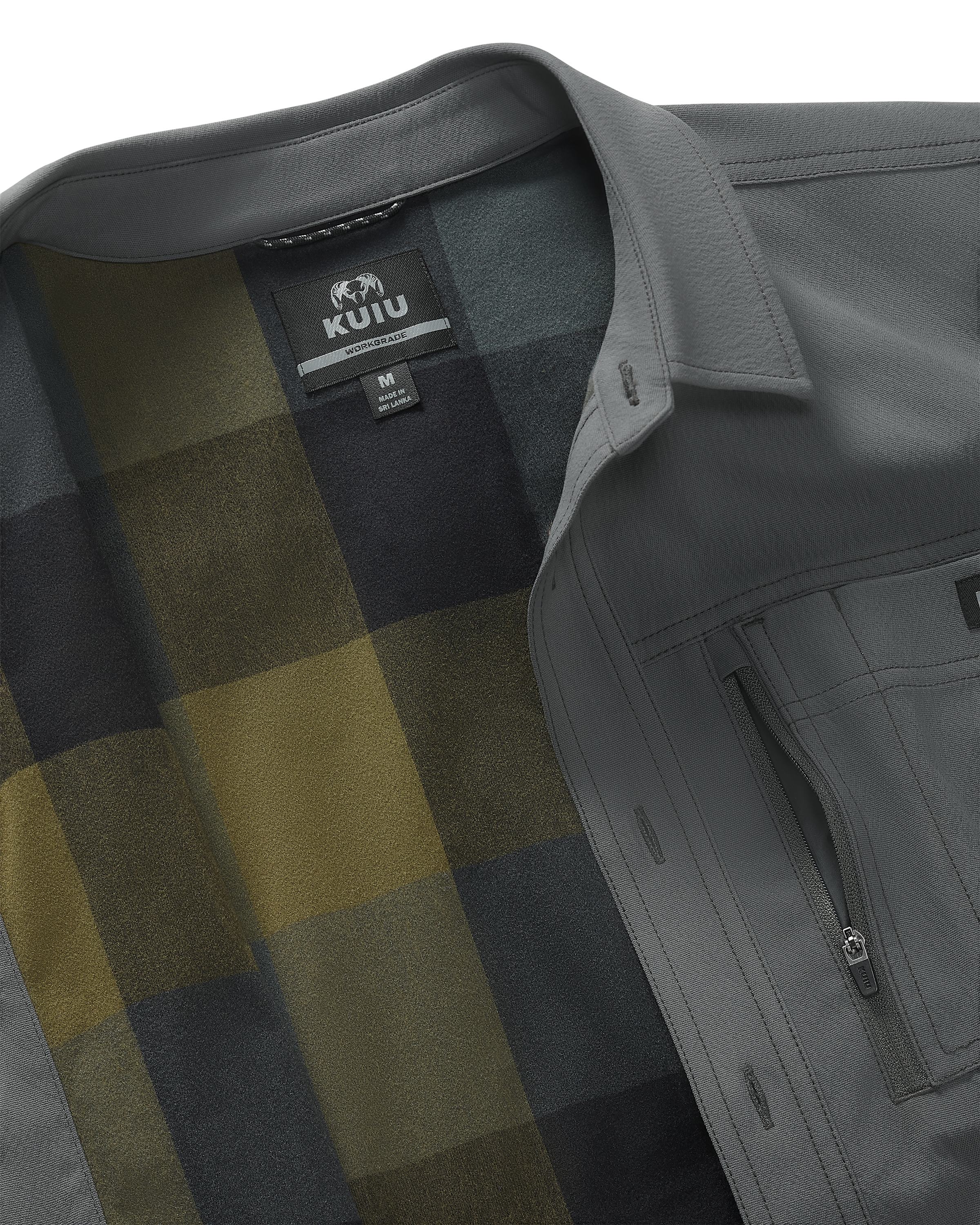 Alternative view of Motive Flannel Lined Shirt Jacket | Gunmetal