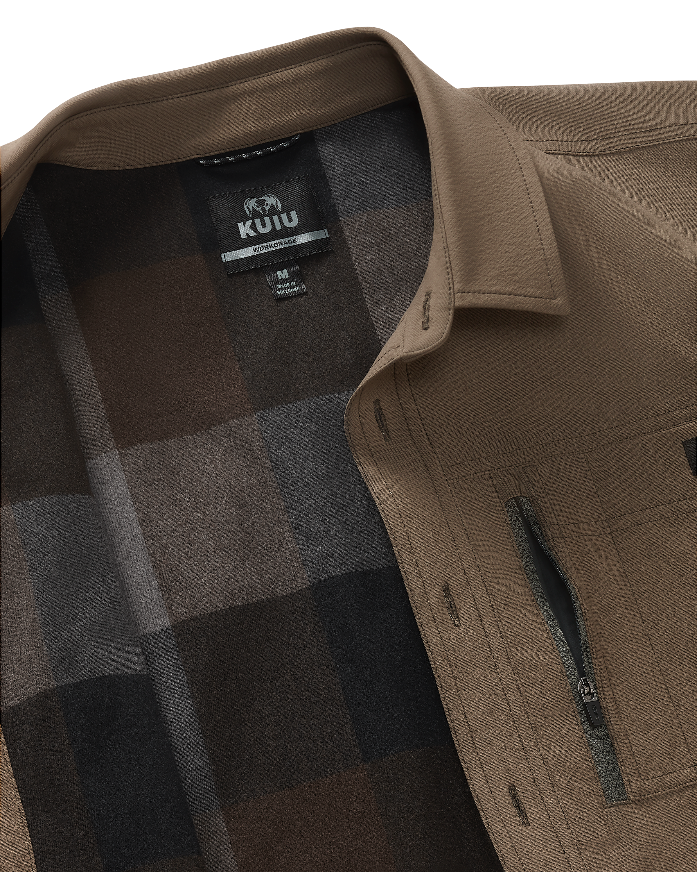 Alternative view of Motive Flannel Lined Shirt Jacket | Major Brown