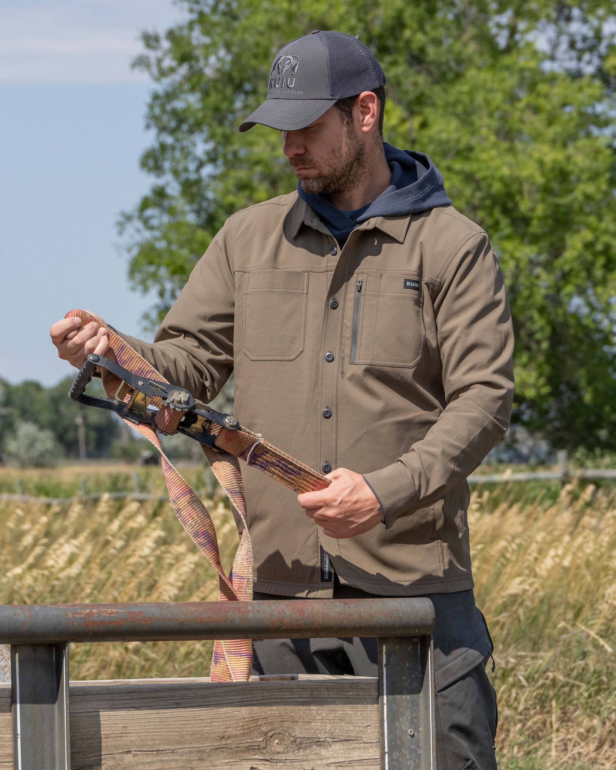 Motive Flannel Lined Shirt Jacket | Major Brown - Image 6