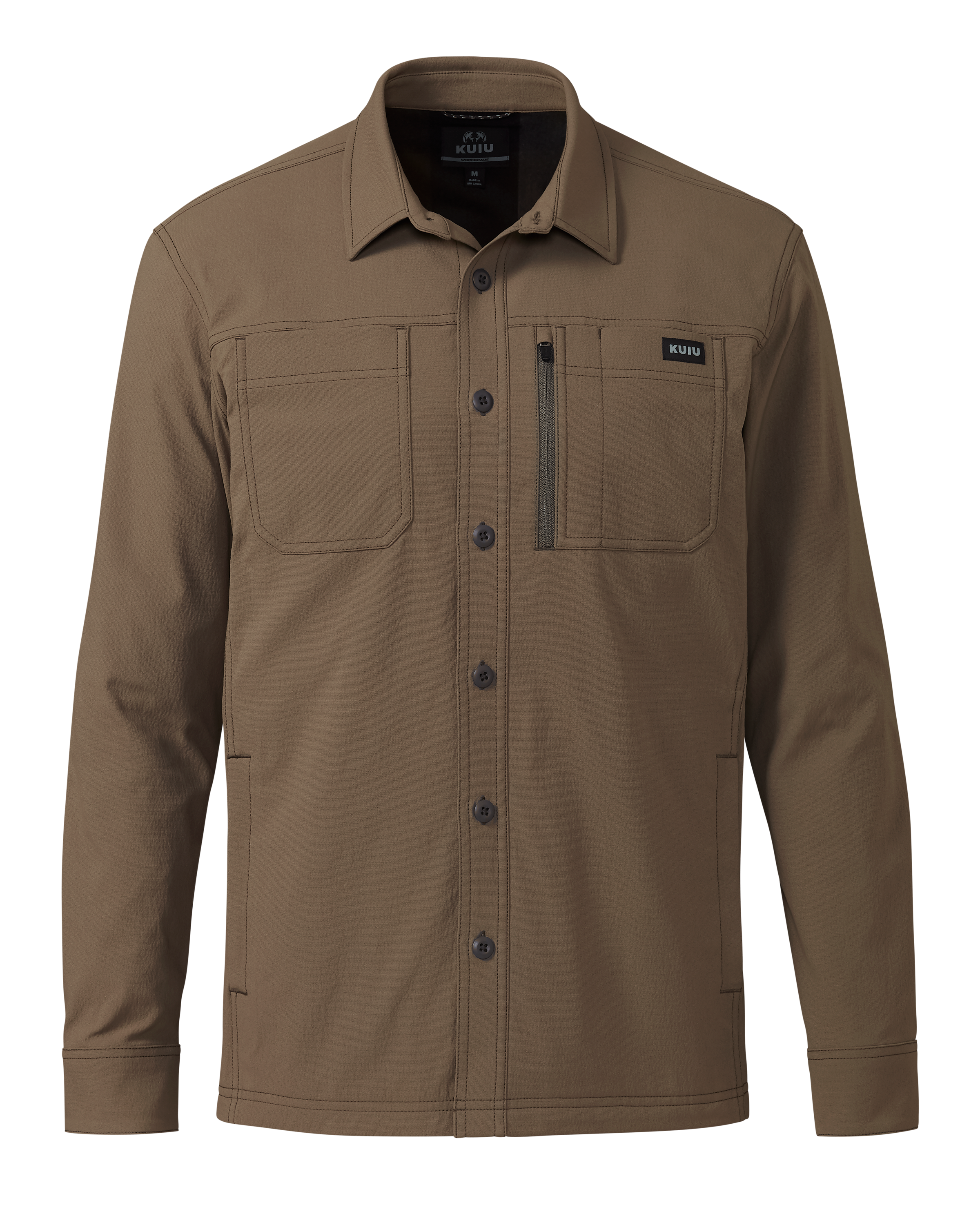 Motive Flannel Lined Shirt Jacket | Major Brown