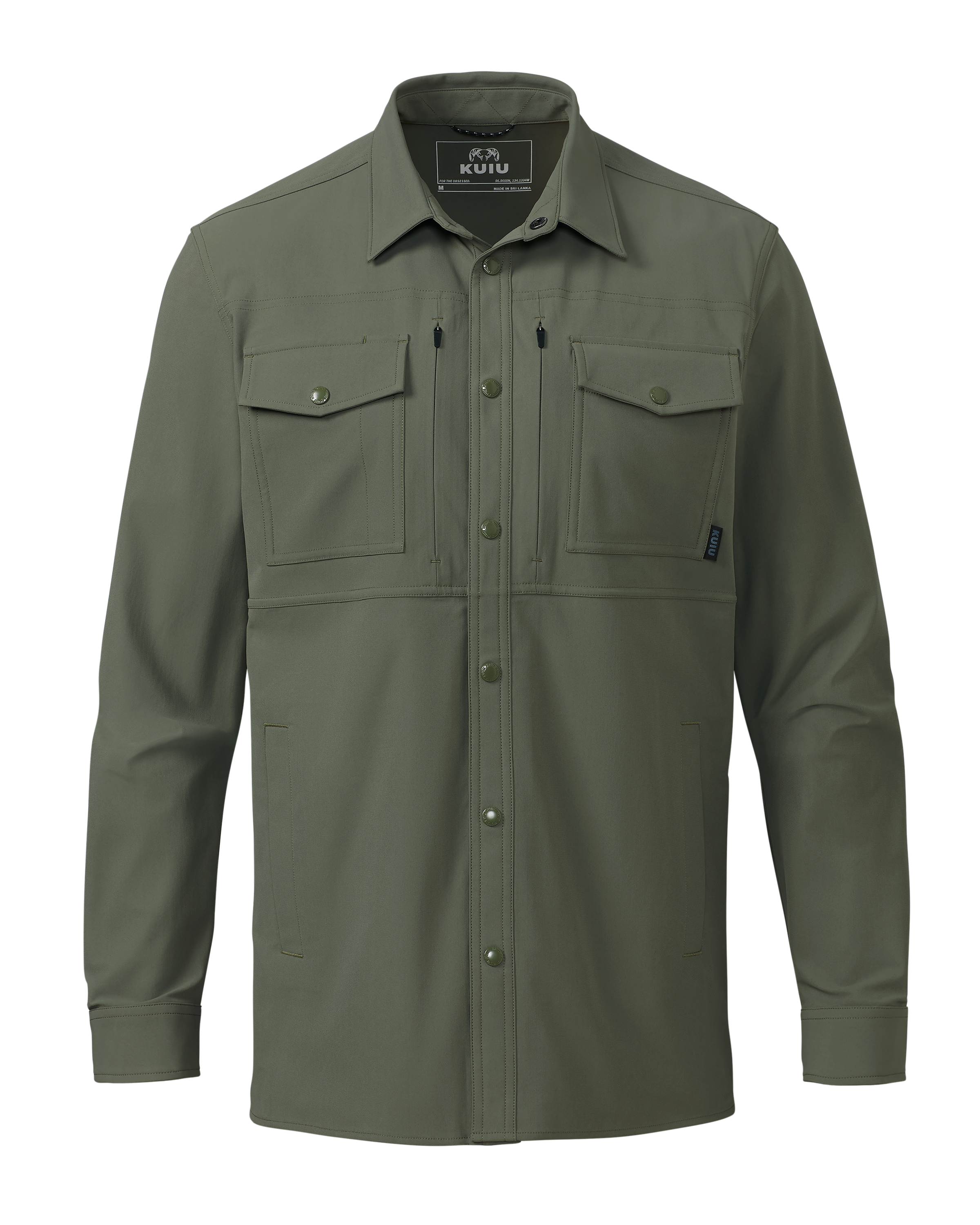 Tour Shirt Jacket | Dark Sage