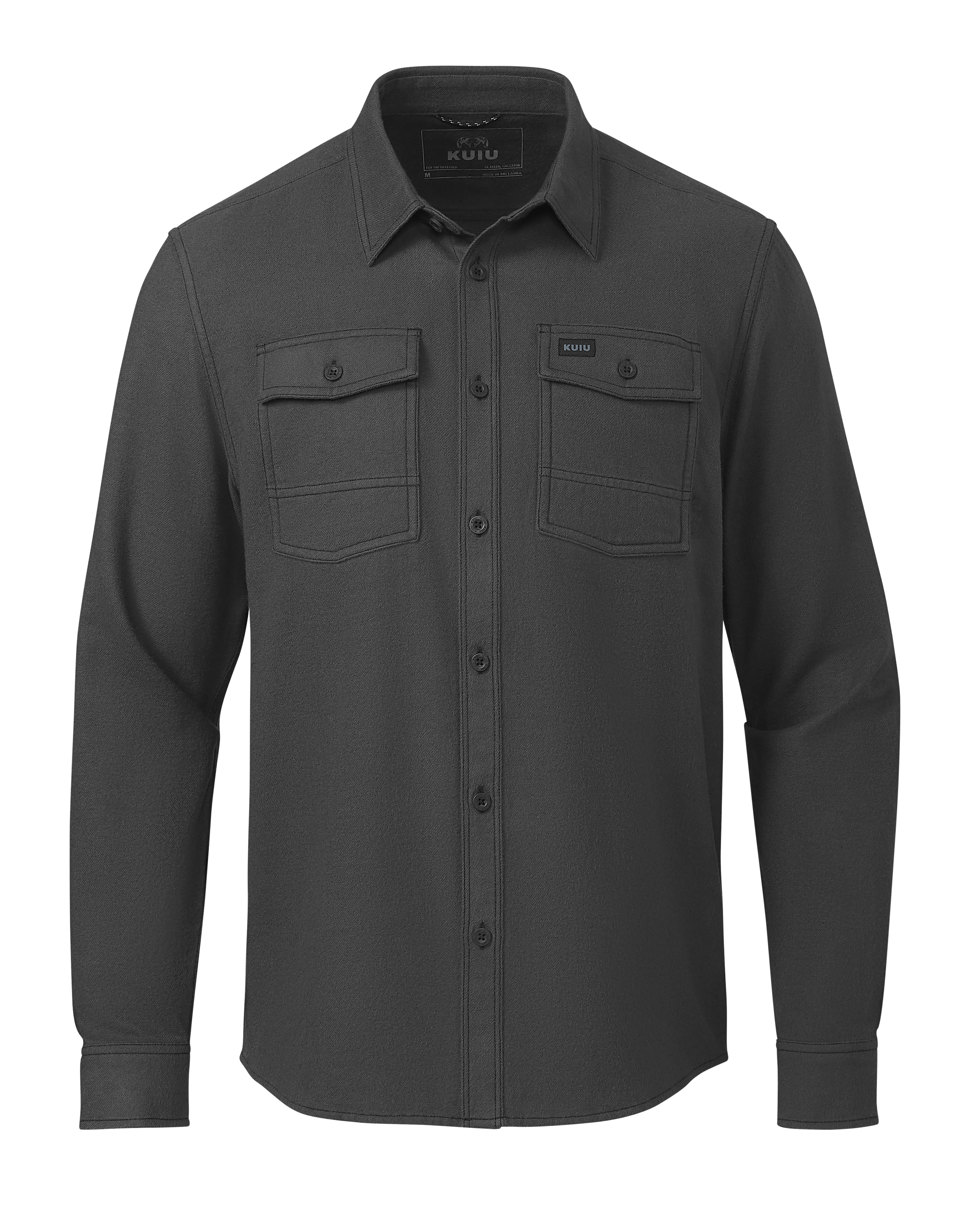 Field Flannel Shirt | Asphalt