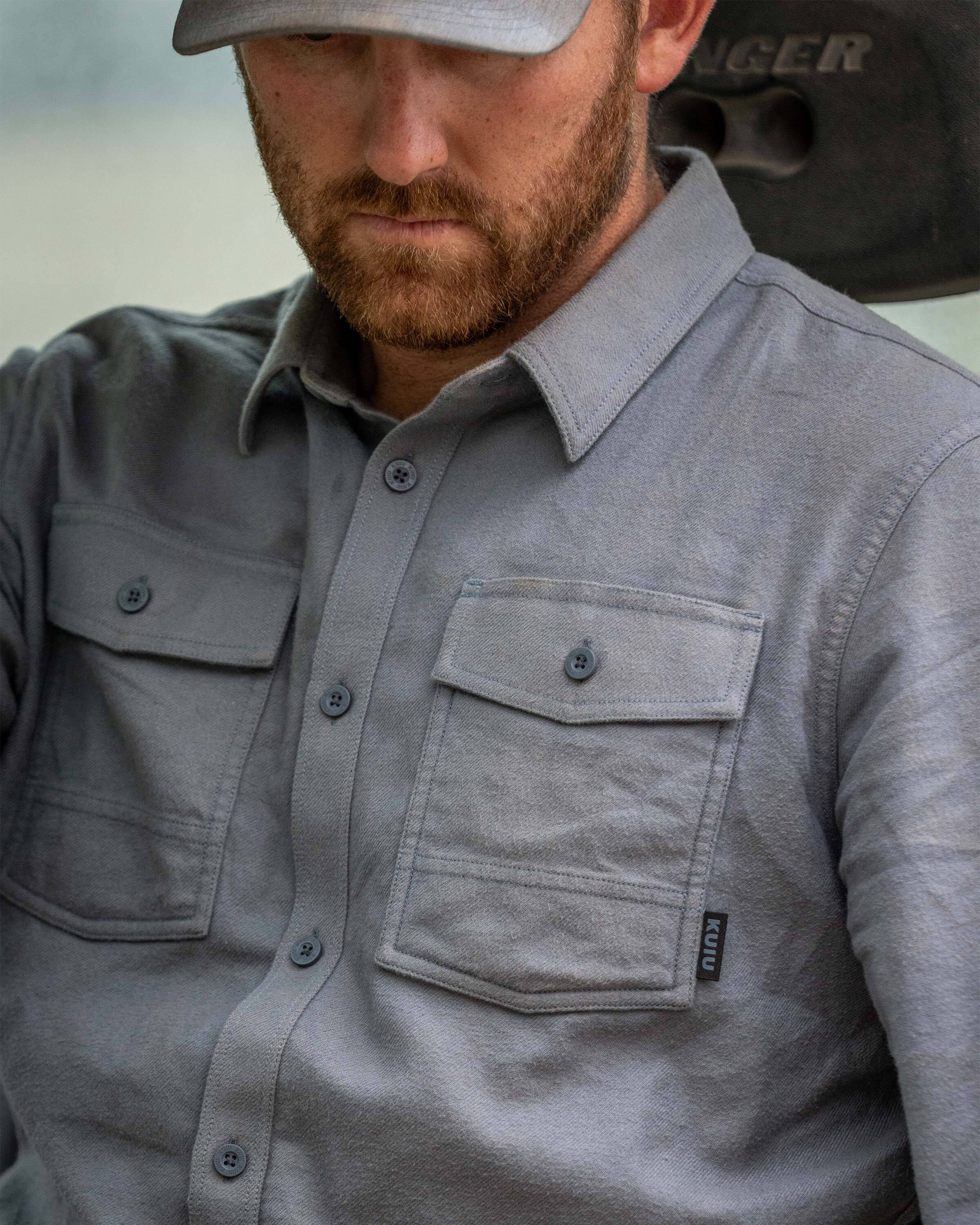 Field Flannel Shirt | Evergreen - Image 5