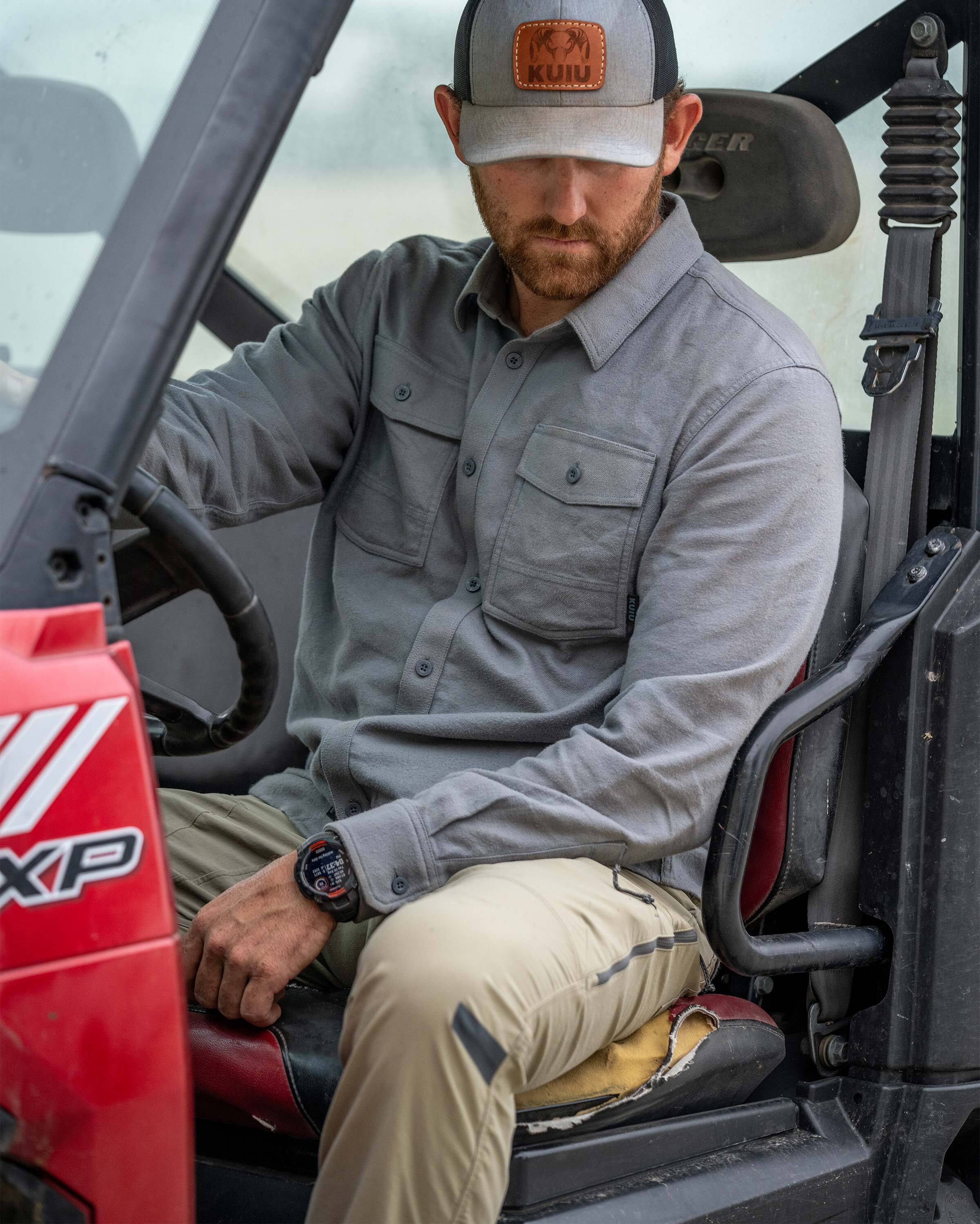 Field Flannel Shirt | Evergreen - Image 4