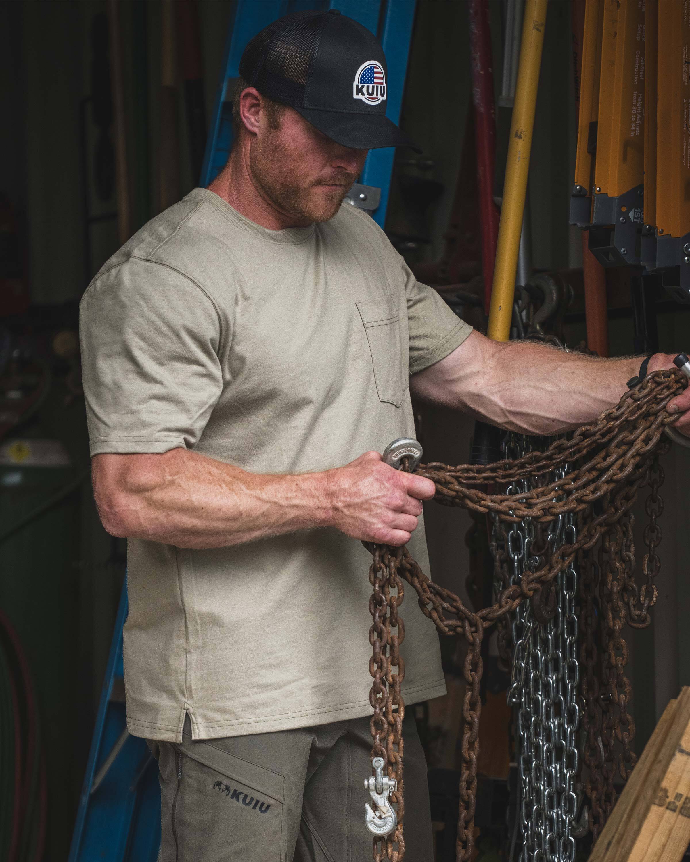Workgrade SS Pocket Crew | Bone - Image 5