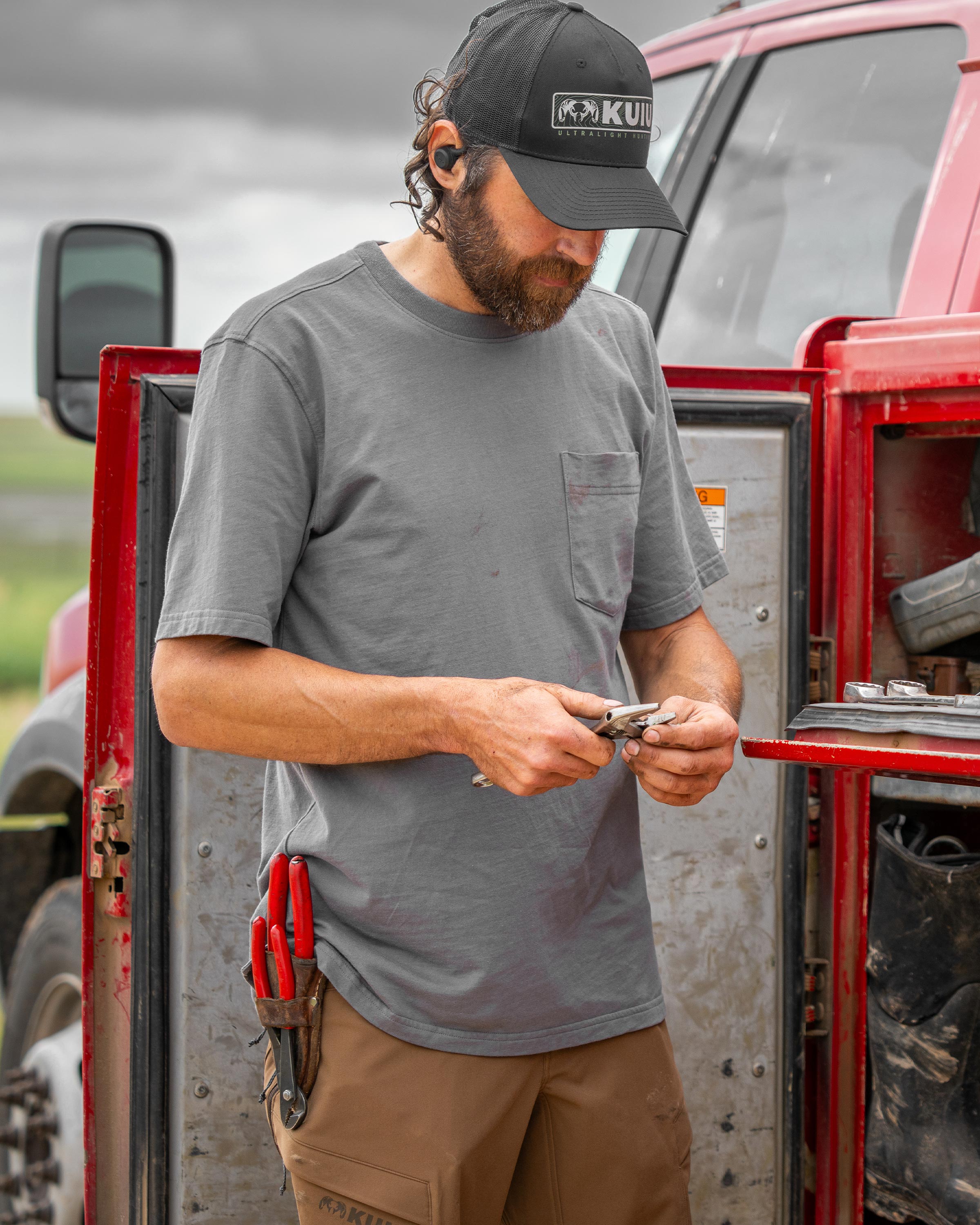 Workgrade SS Pocket Crew | Evergreen - Image 6