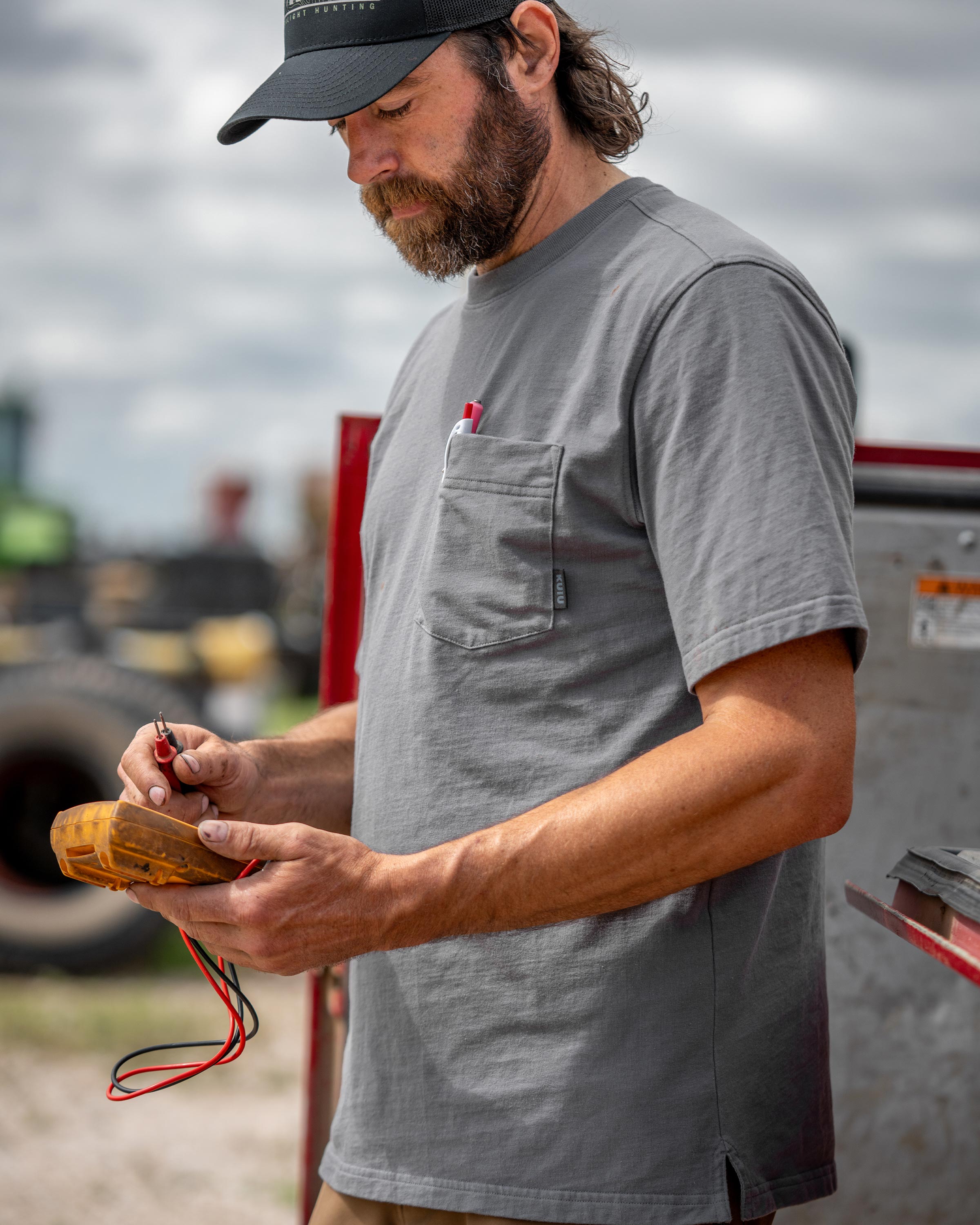 Workgrade SS Pocket Crew | Evergreen - Image 5