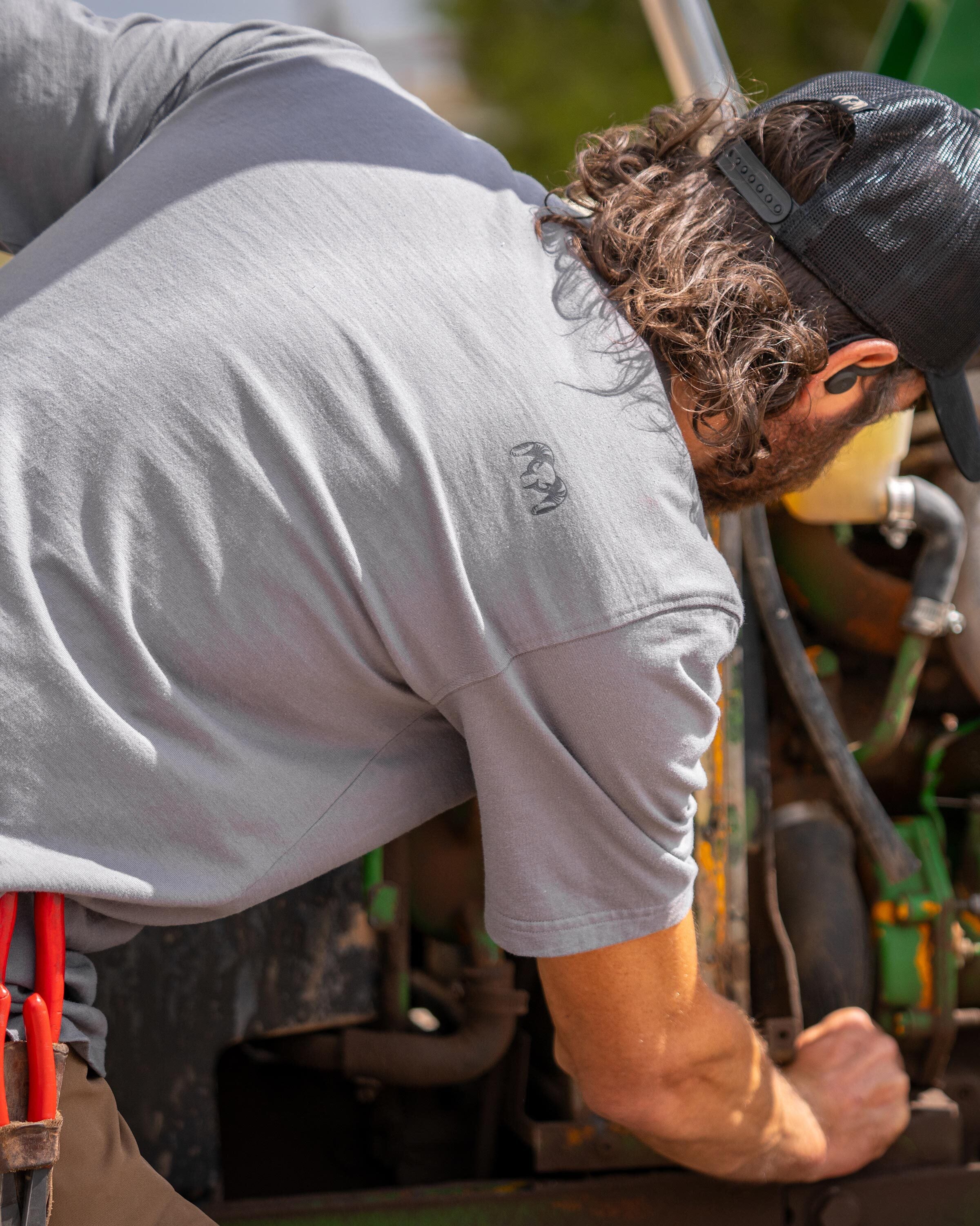 Workgrade SS Pocket Crew | Evergreen - Image 8