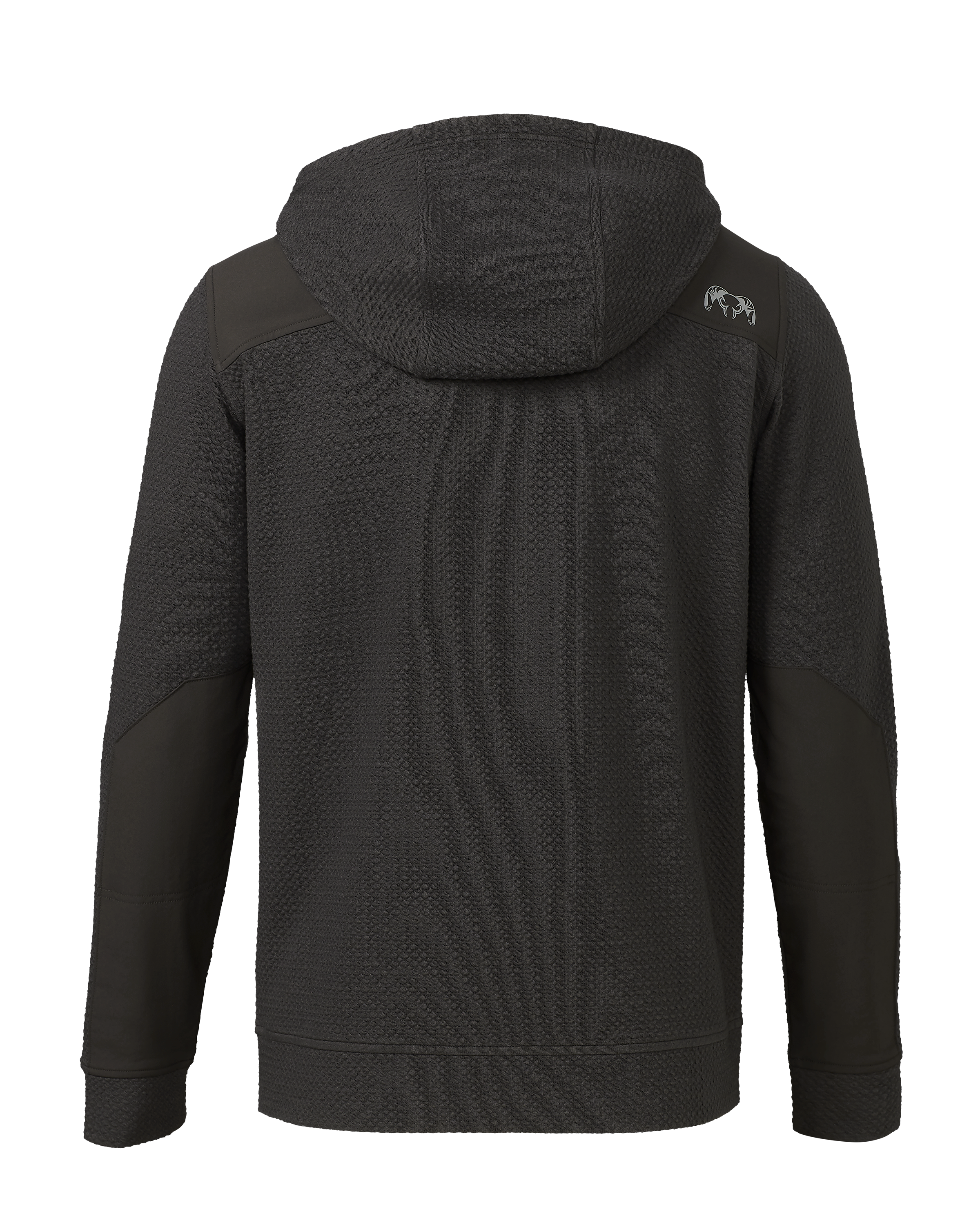 Alternative view of Solitude Knit Hoodie | Asphalt