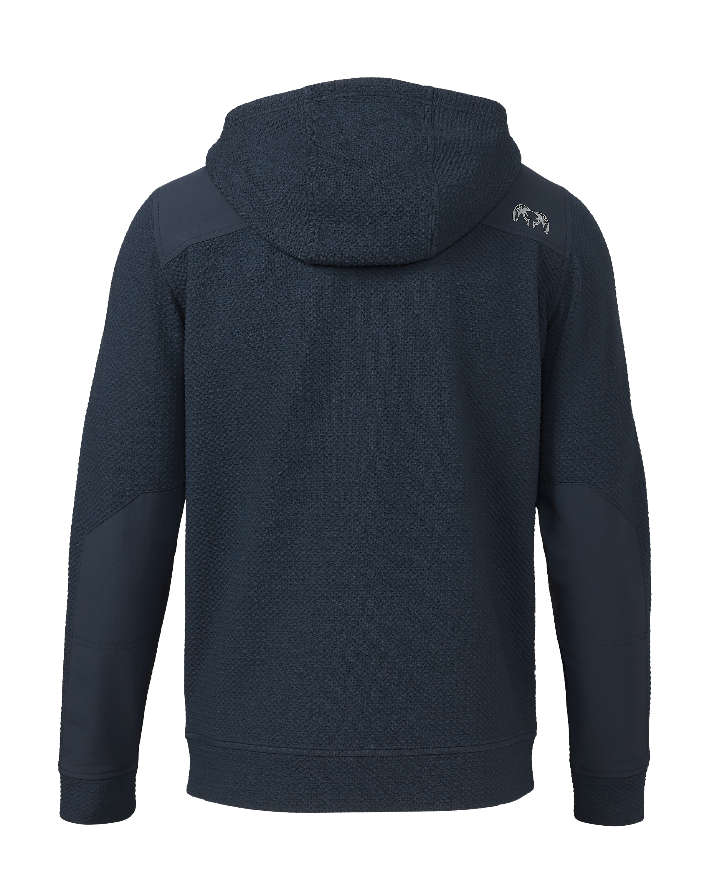 Alternative view of Solitude Knit Hoodie | Steel Blue